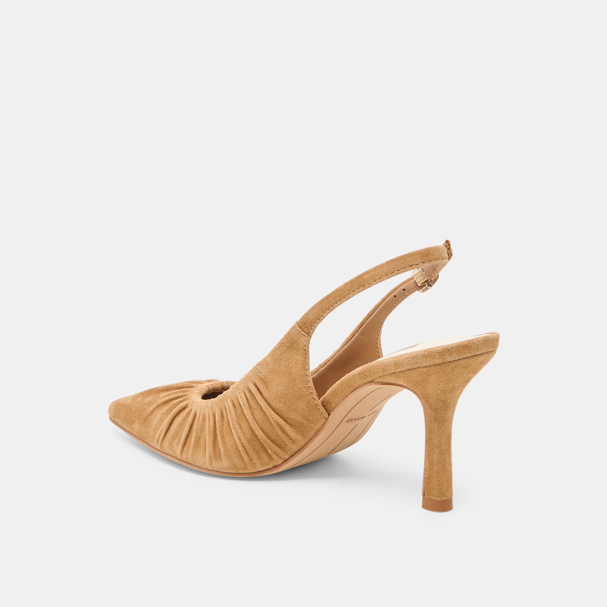 KEIRA HEELS LT BROWN SUEDE - Image 5