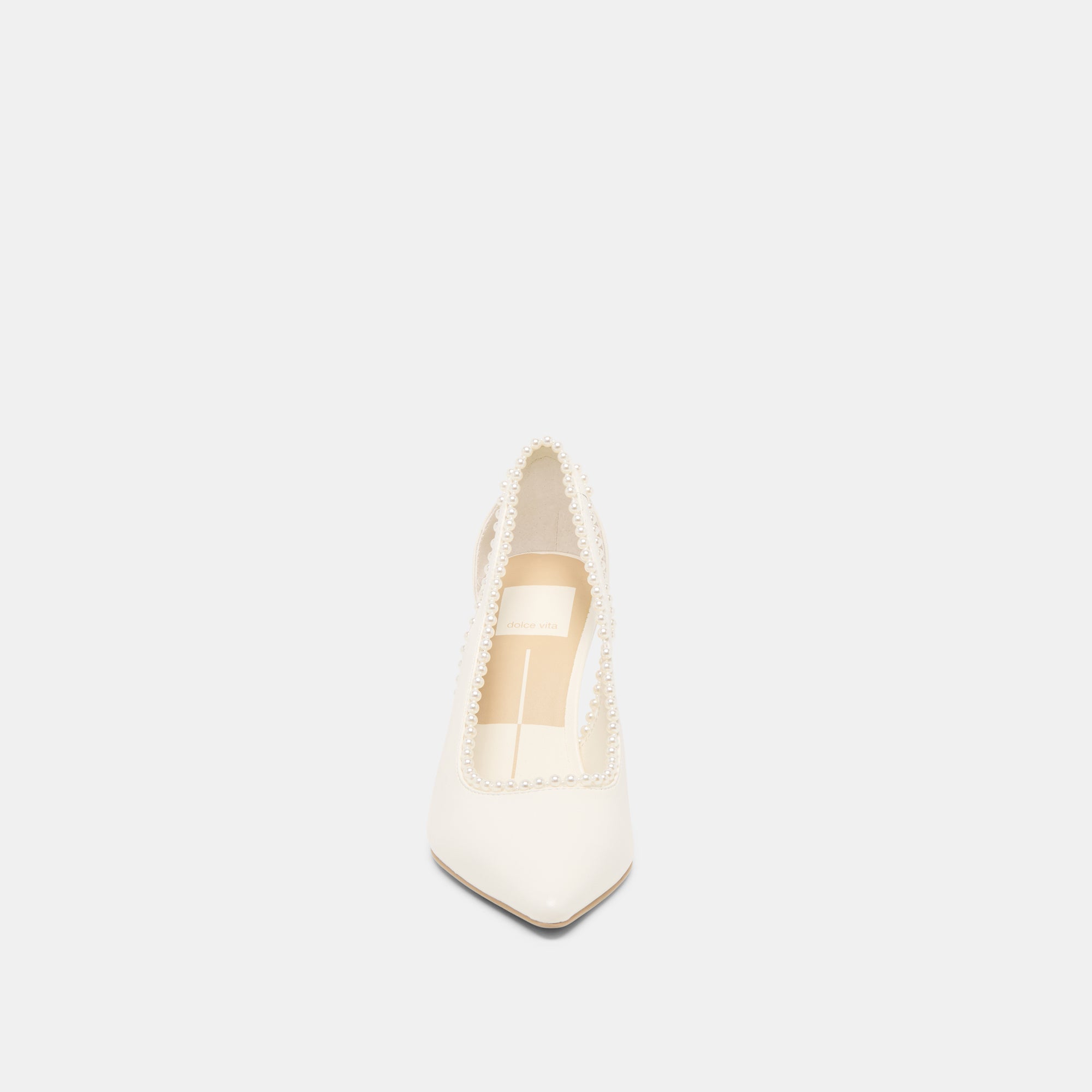 KELSON PEARL HEELS TRUE WHITE LEATHER - Image 7