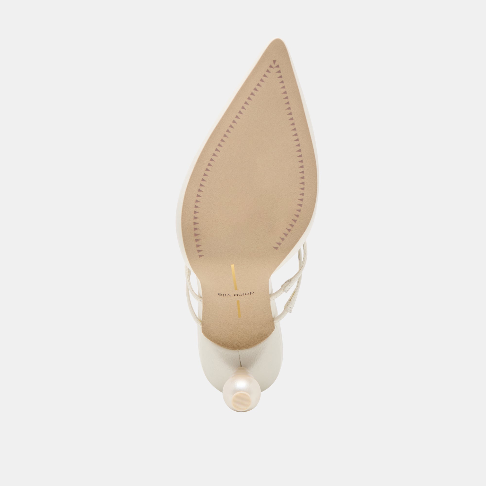 KLAIRE PEARL HEELS TRUE WHITE LEATHER - Image 12