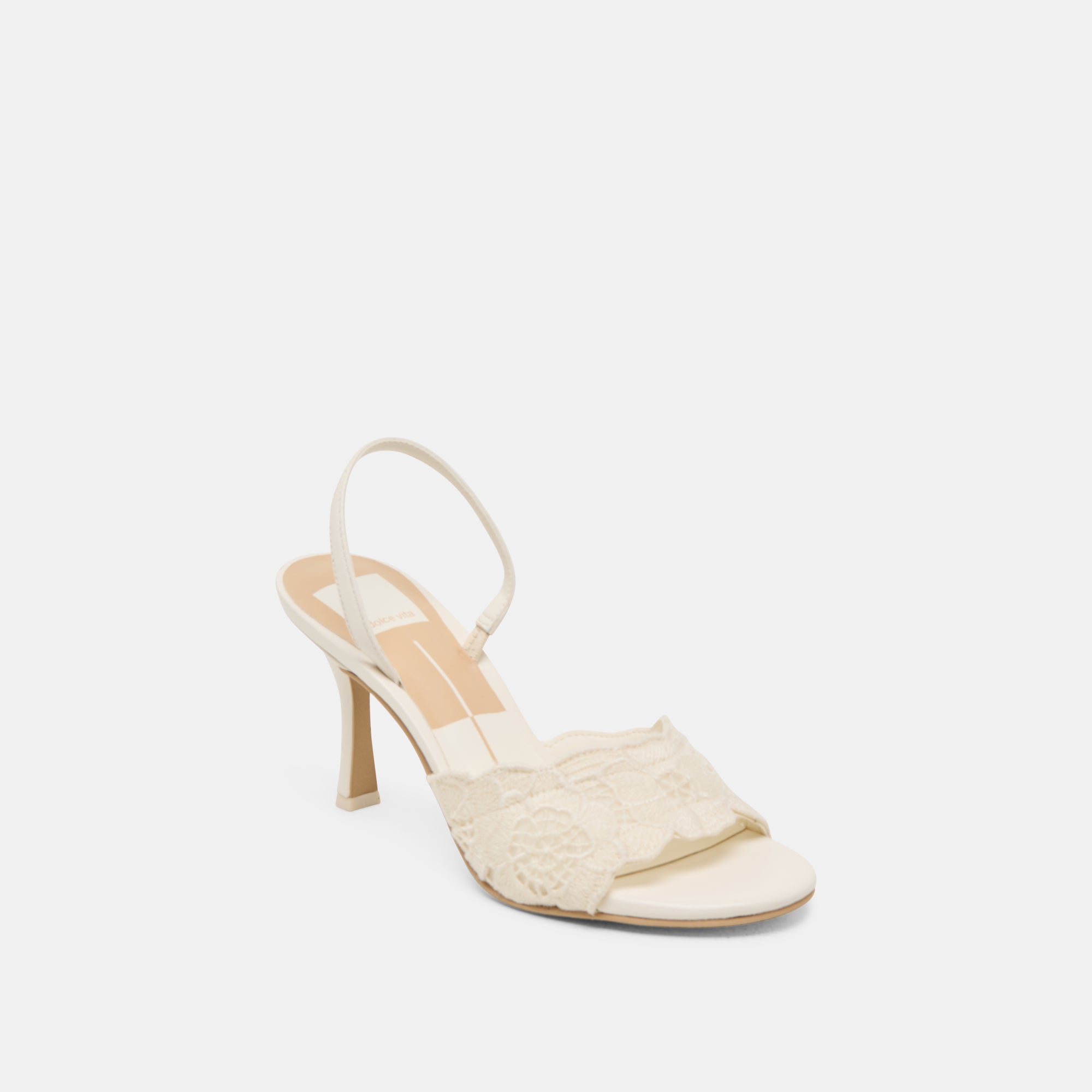 LARRA HEELS WHITE CROCHET - Image 2