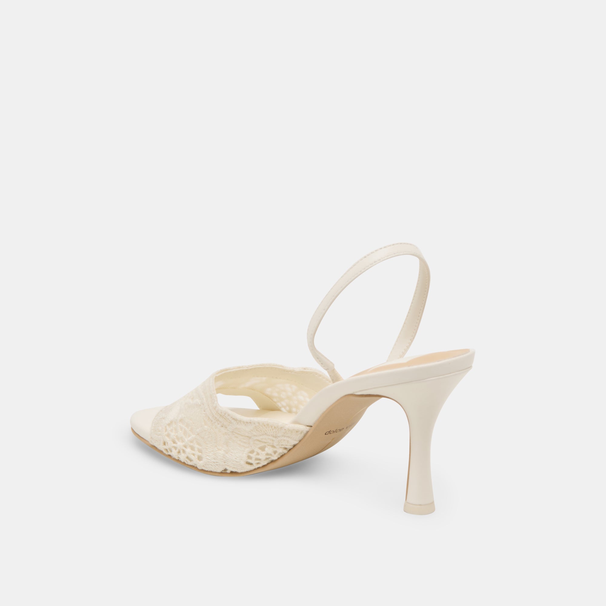 LARRA HEELS WHITE CROCHET - Image 5