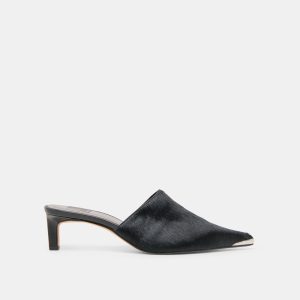 LEXY HEELS NERO CALF HAIR