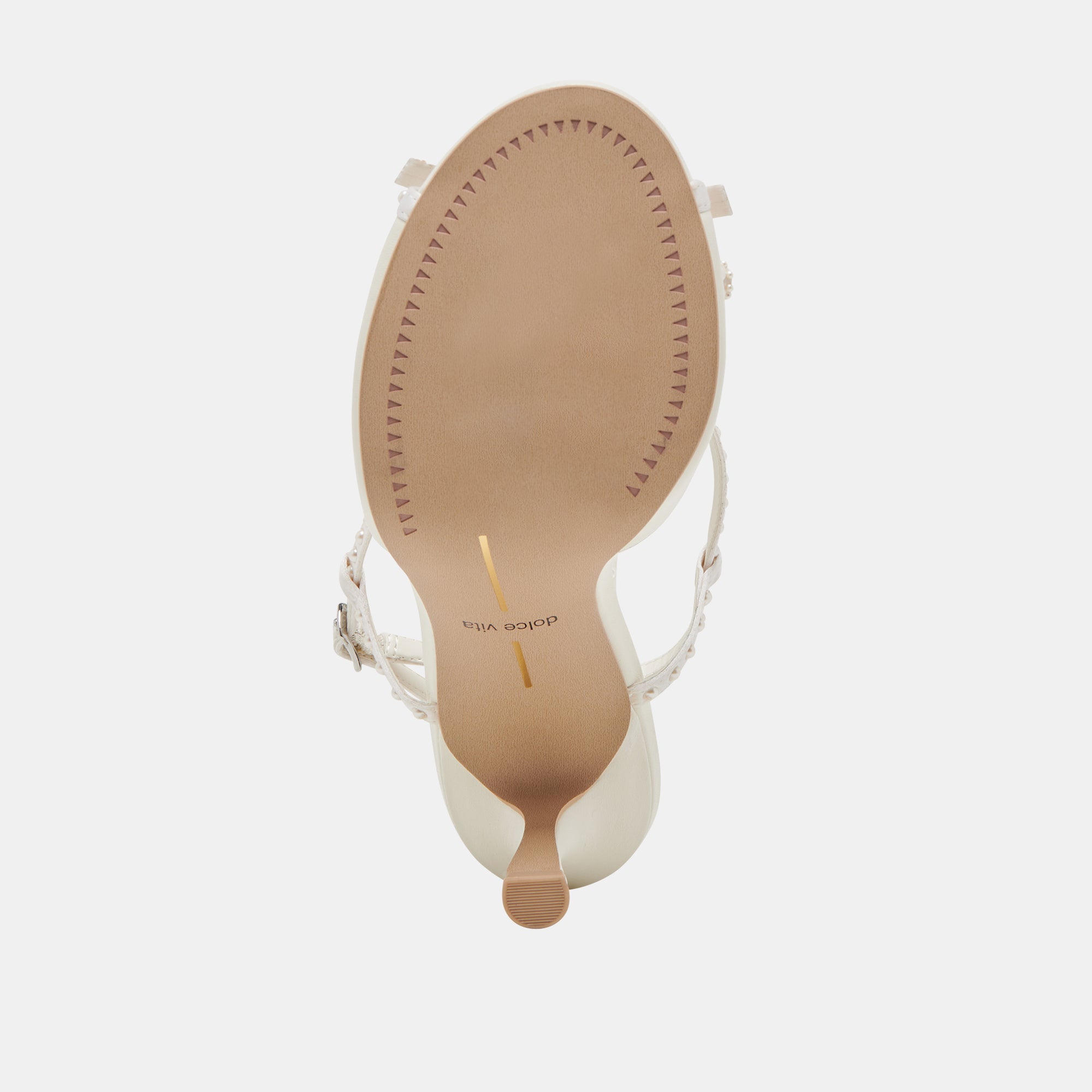 LONNY PEARL HEELS WHITE SATIN - Image 9