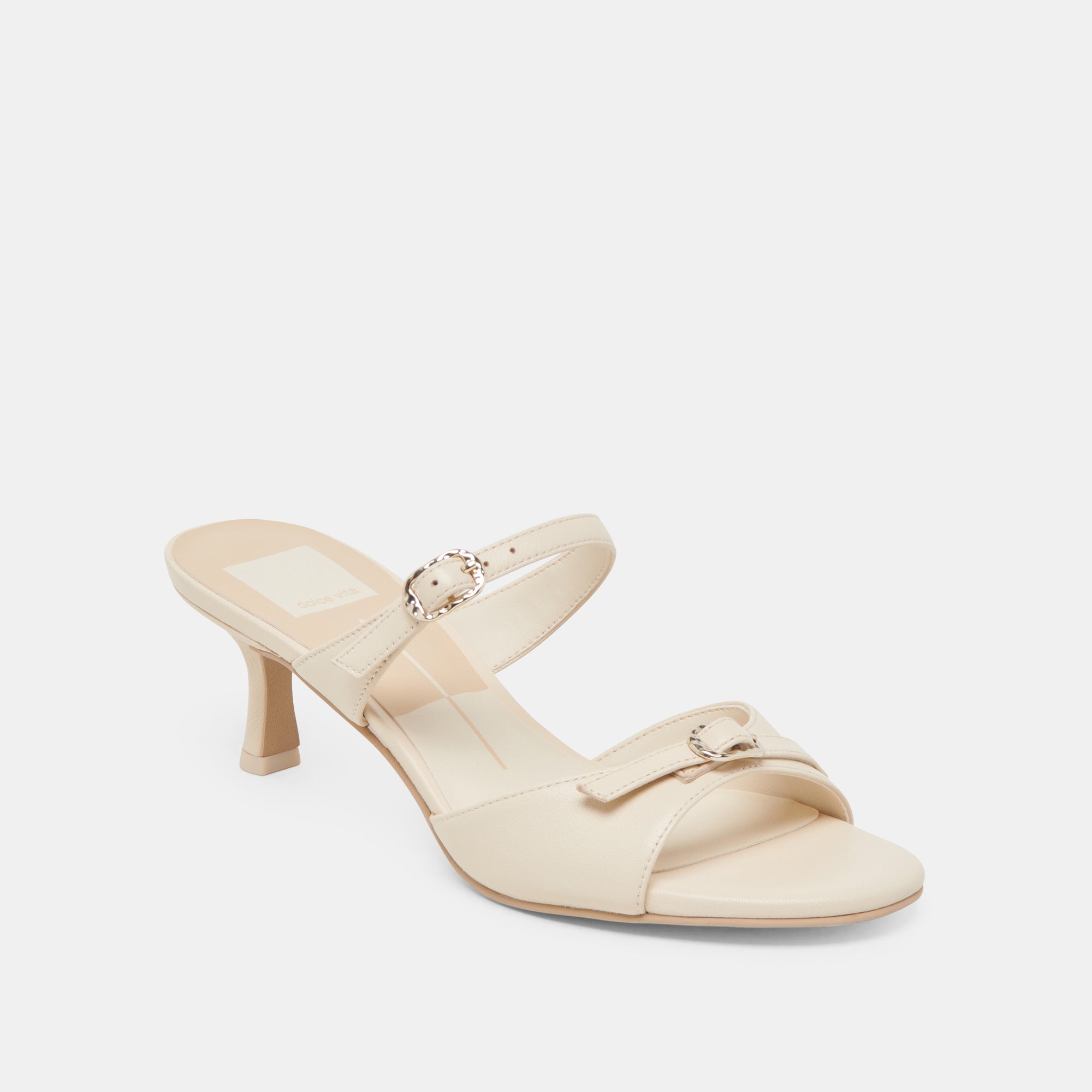 LORALI HEELS CREME LEATHER - Image 5