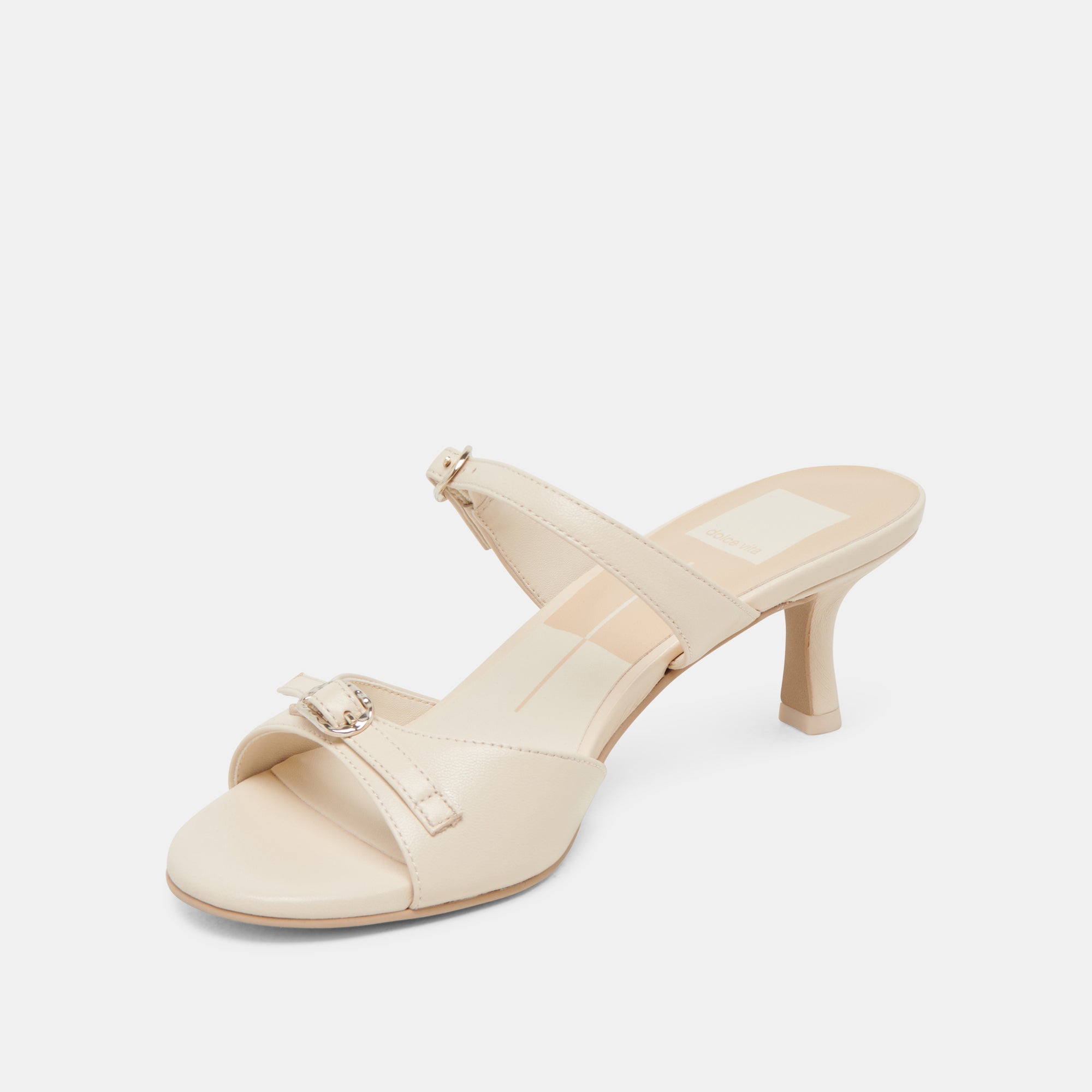 LORALI HEELS CREME LEATHER - Image 9