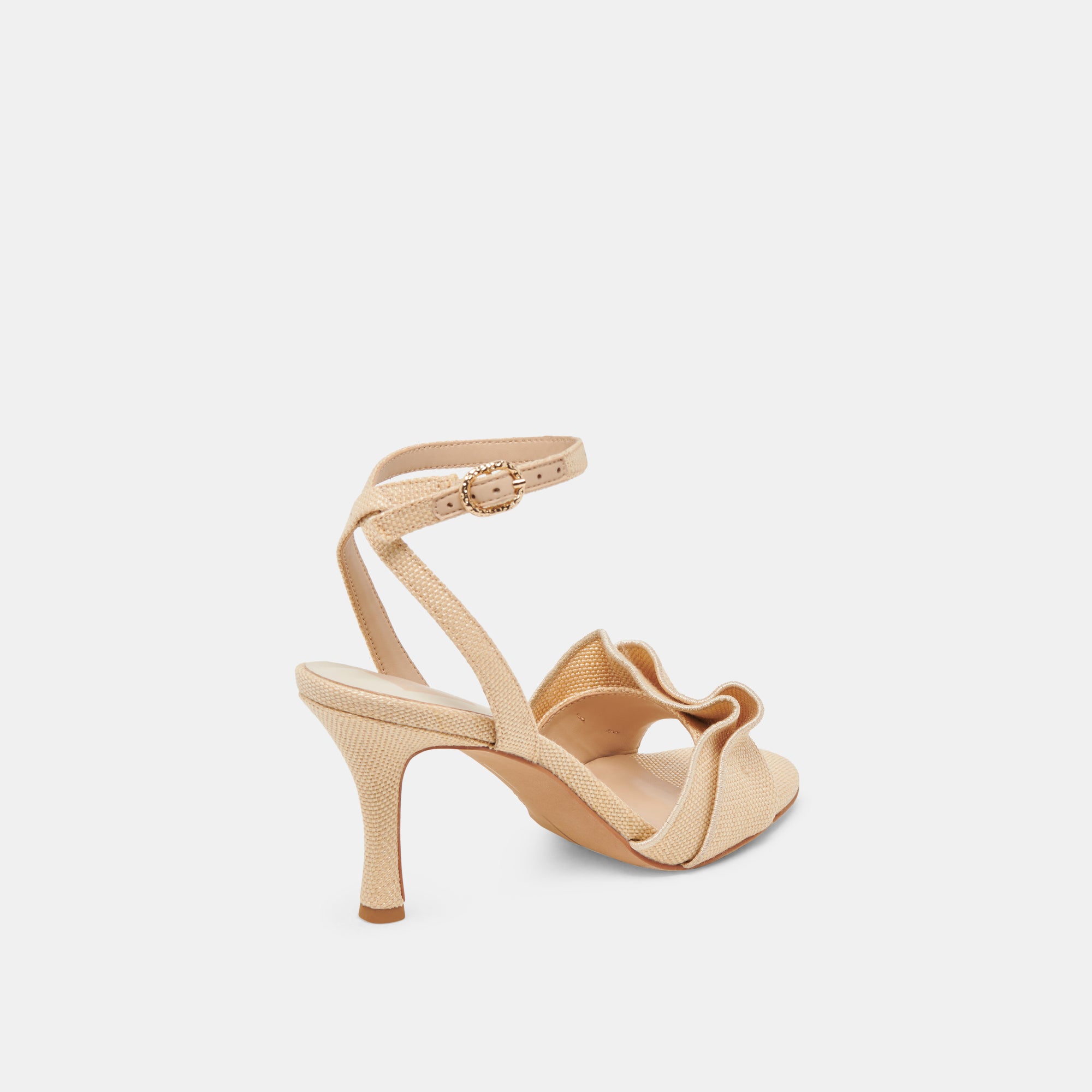 LUNETE HEELS LT NATURAL WOVEN RAFFIA - Image 3