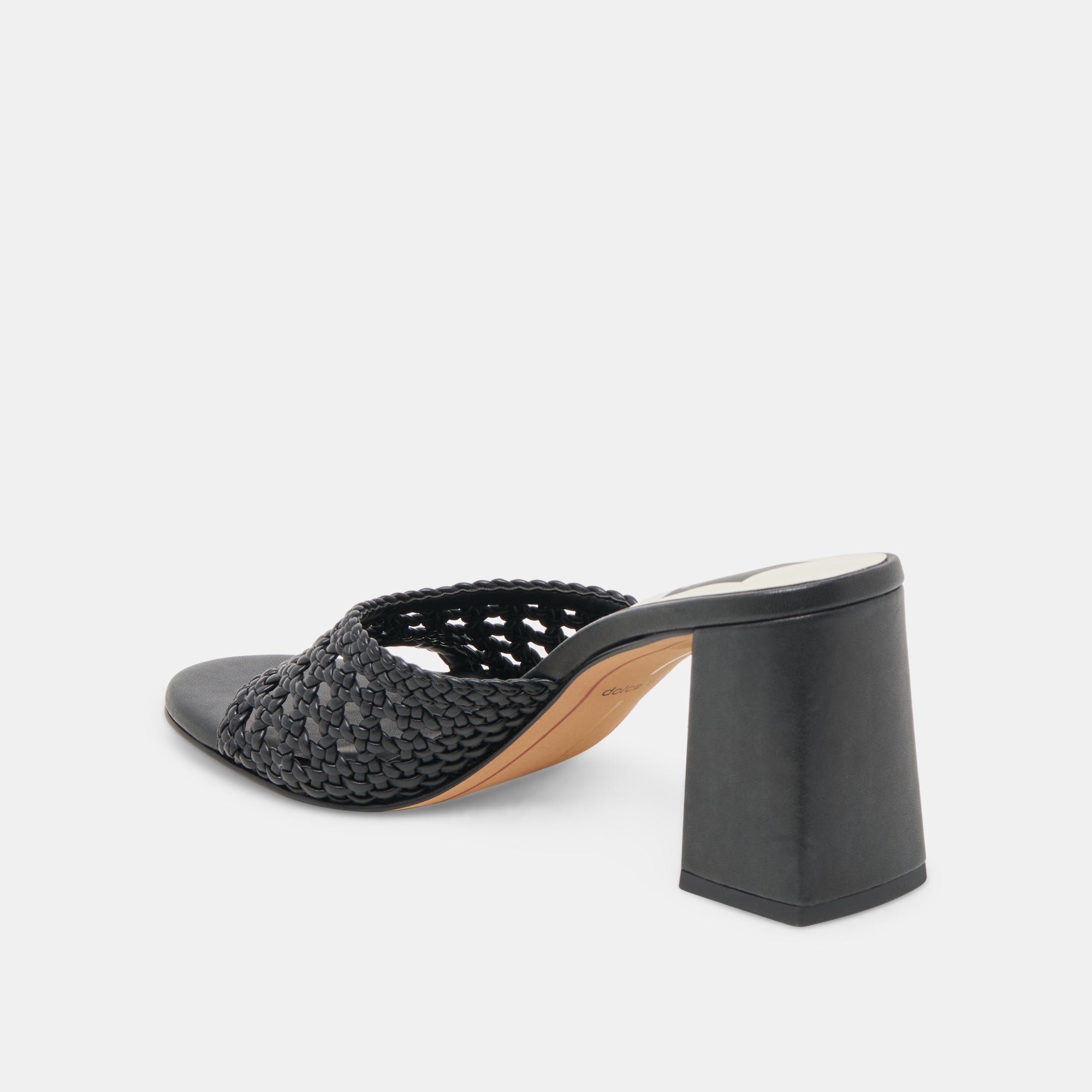 MARGOE HEELS BLACK WOVEN STELLA - Image 6