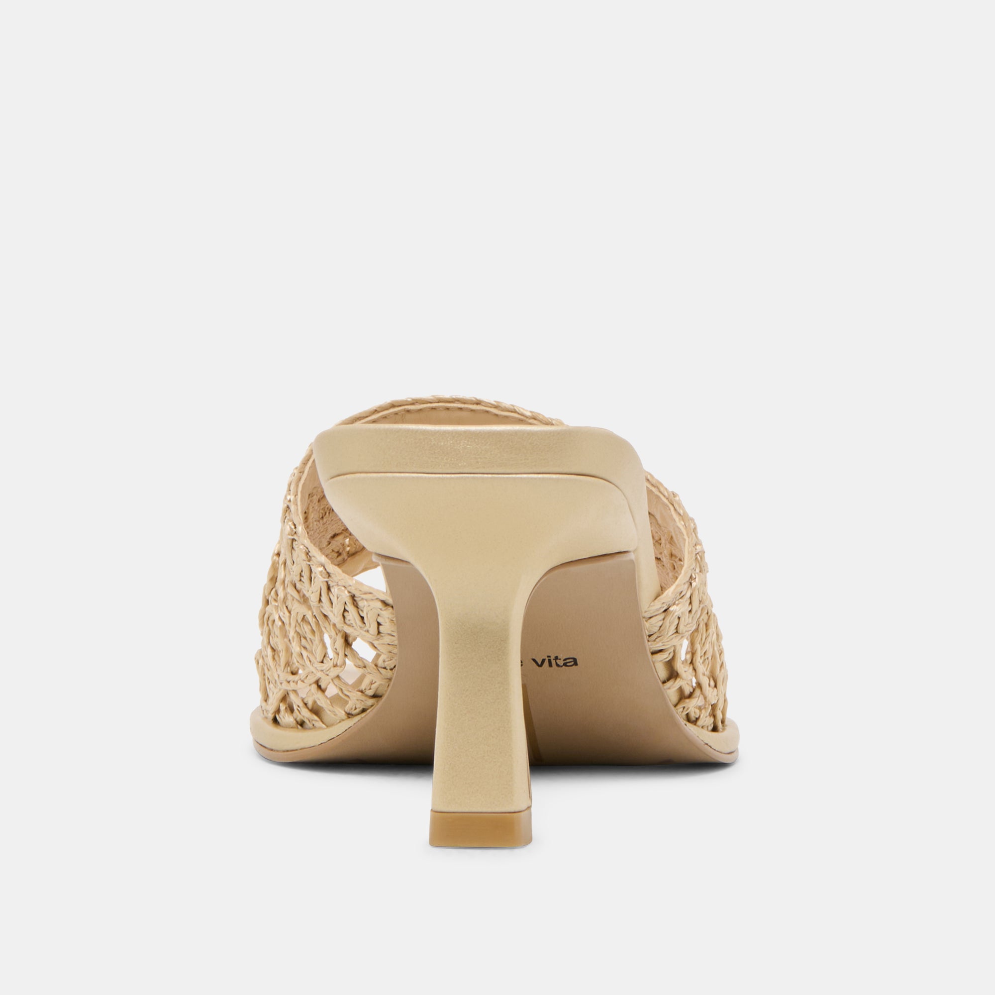 MAYLAH HEELS LIGHT GOLD MACRAME - Image 10