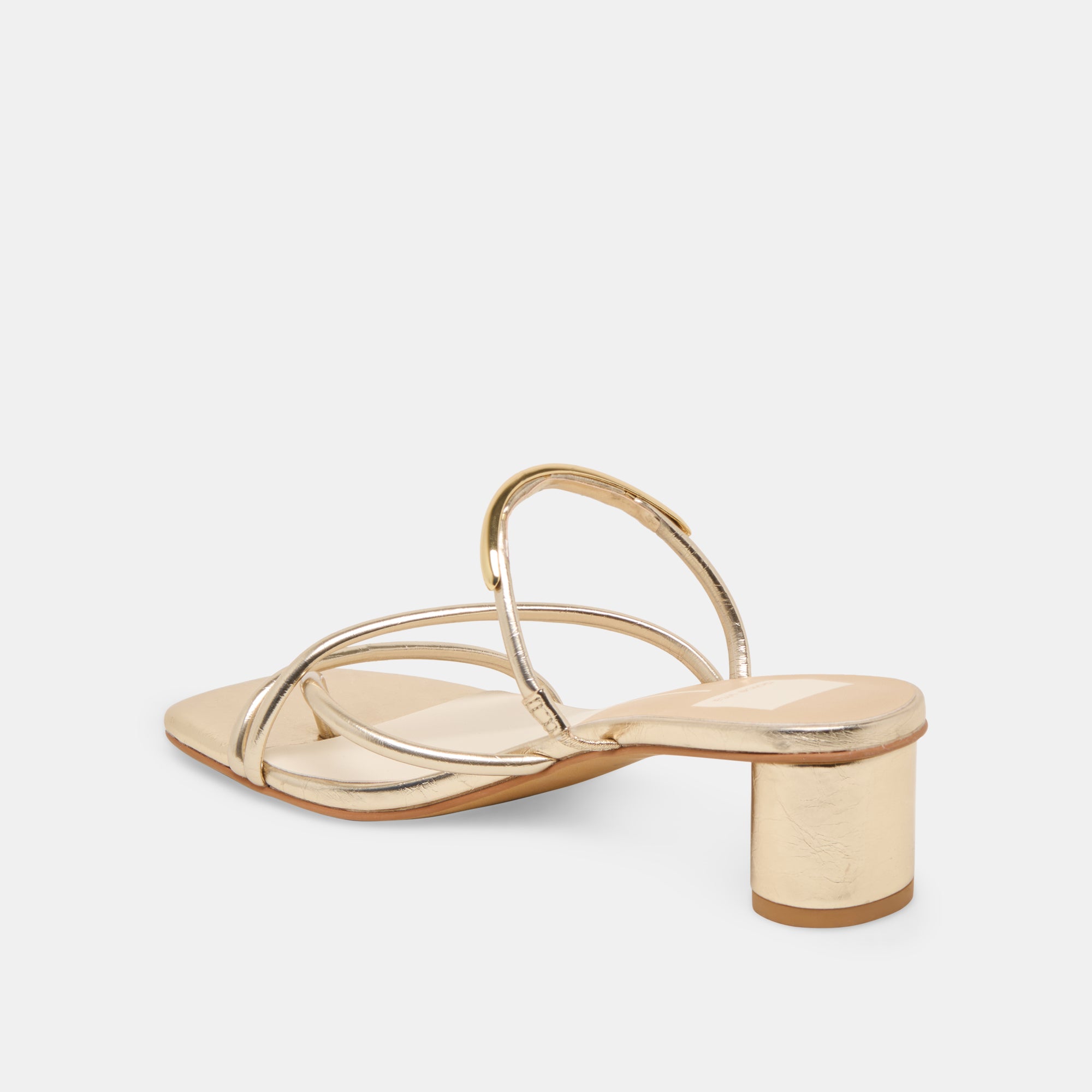 NAIRA HEELS GOLD METALLIC STELLA - Image 6