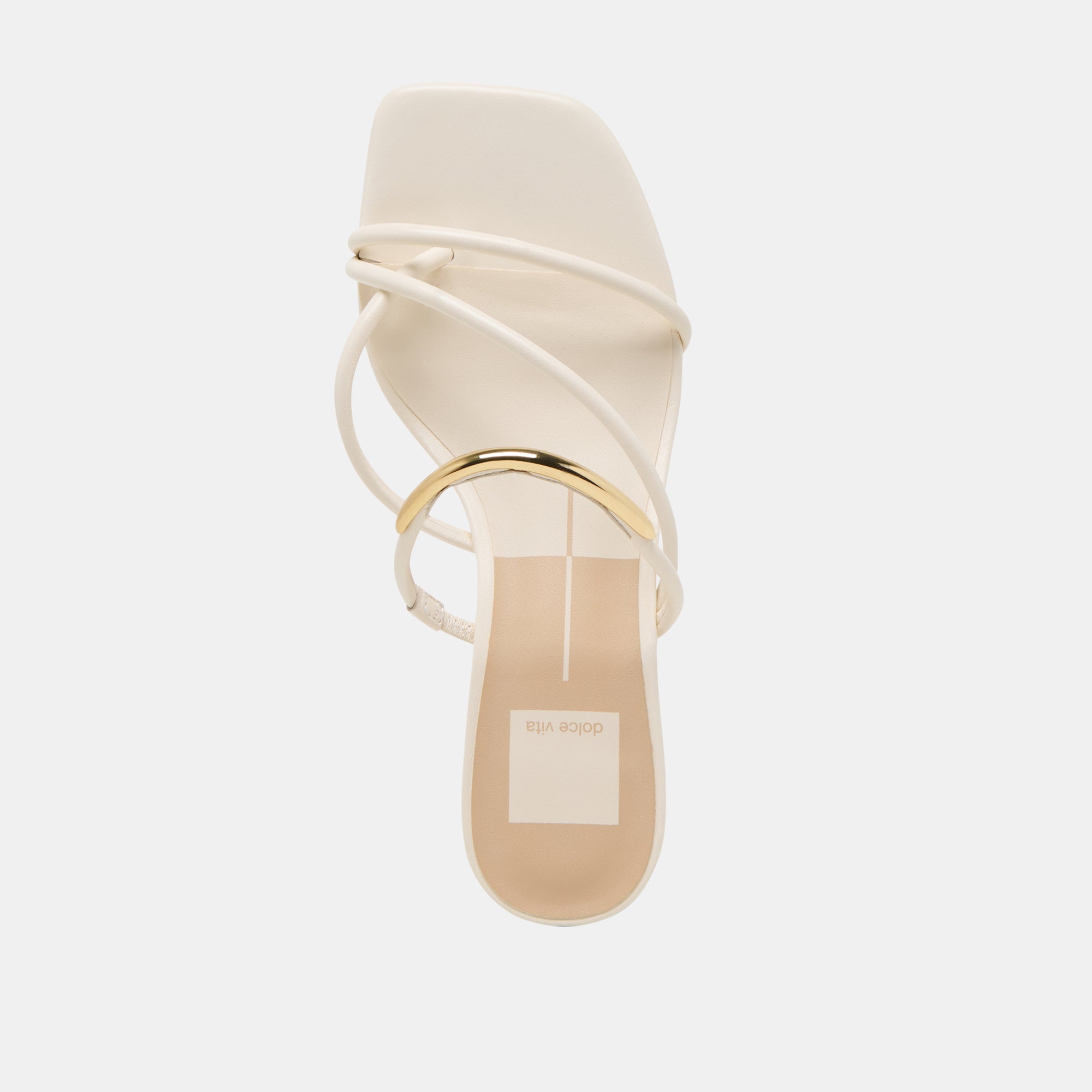 NAIRA HEELS OFF WHITE LEATHER - Image 8
