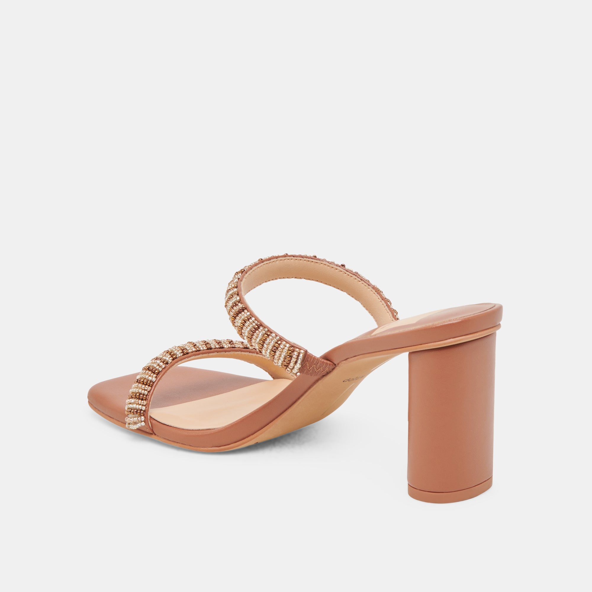 NOLAH HEELS TAN MULTI BEADS - Image 5