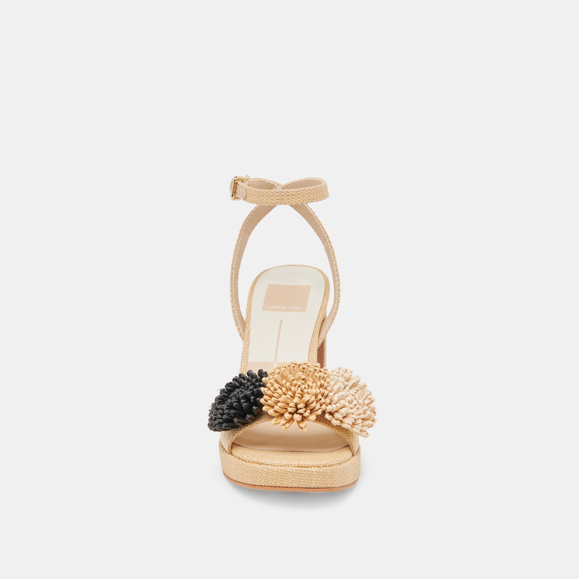 OLIVEA HEELS BLACK NATURAL RAFFIA - Image 8