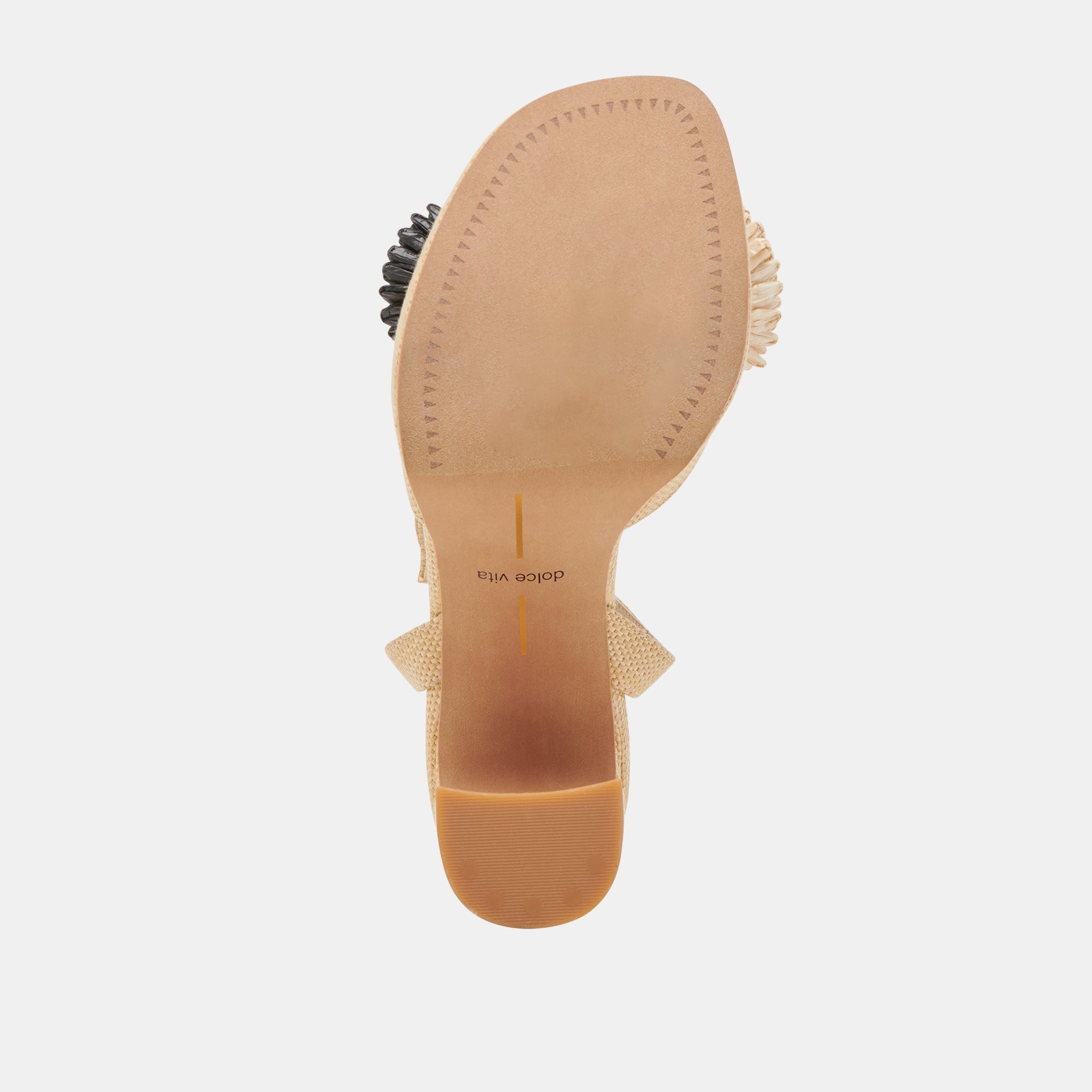 OLIVEA HEELS BLACK NATURAL RAFFIA - Image 11