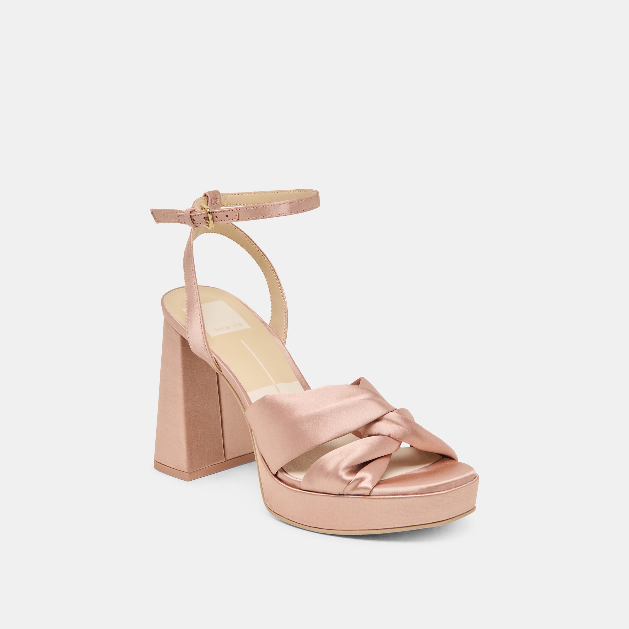 PARLO HEELS BLUSH SATIN - Image 2