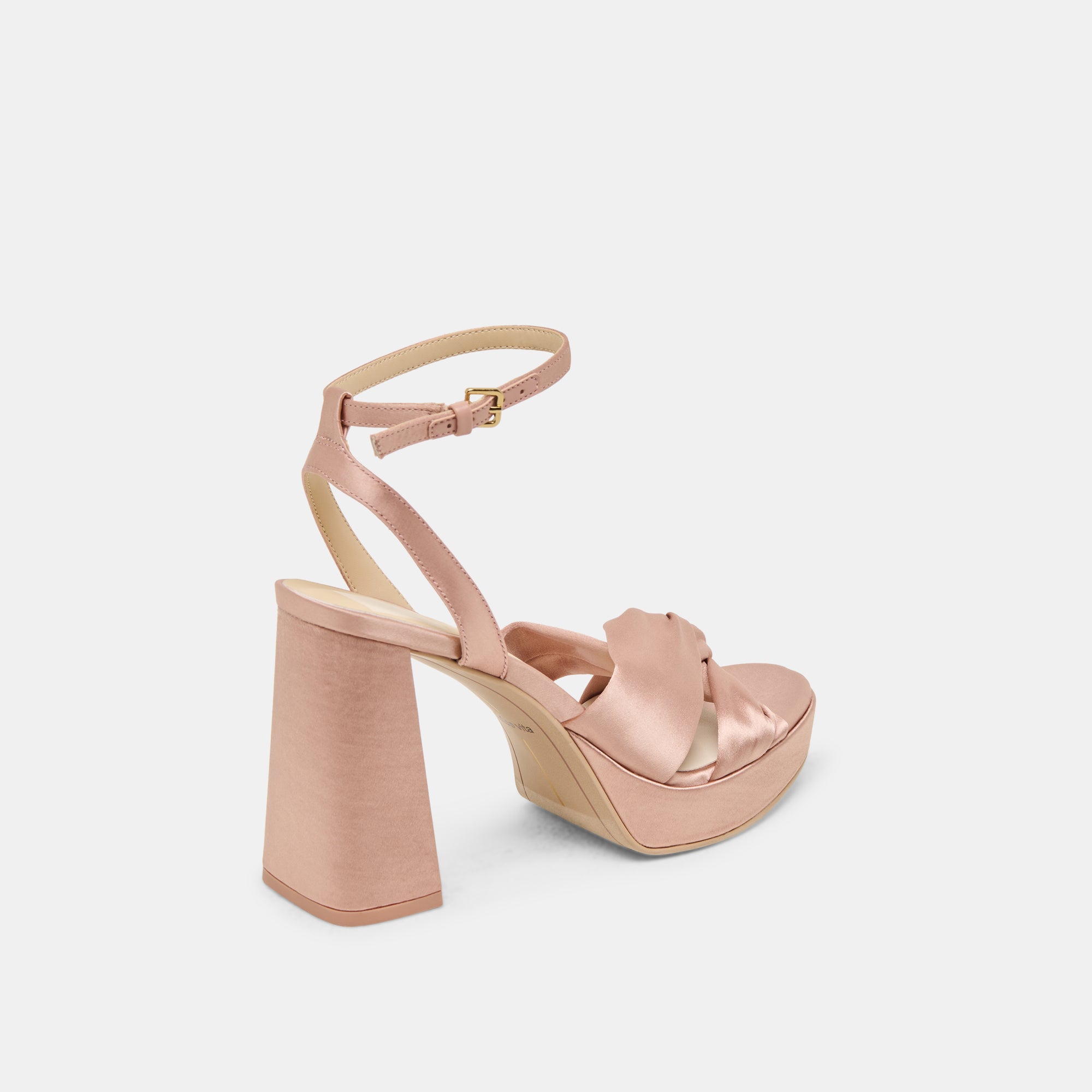 PARLO HEELS BLUSH SATIN - Image 3