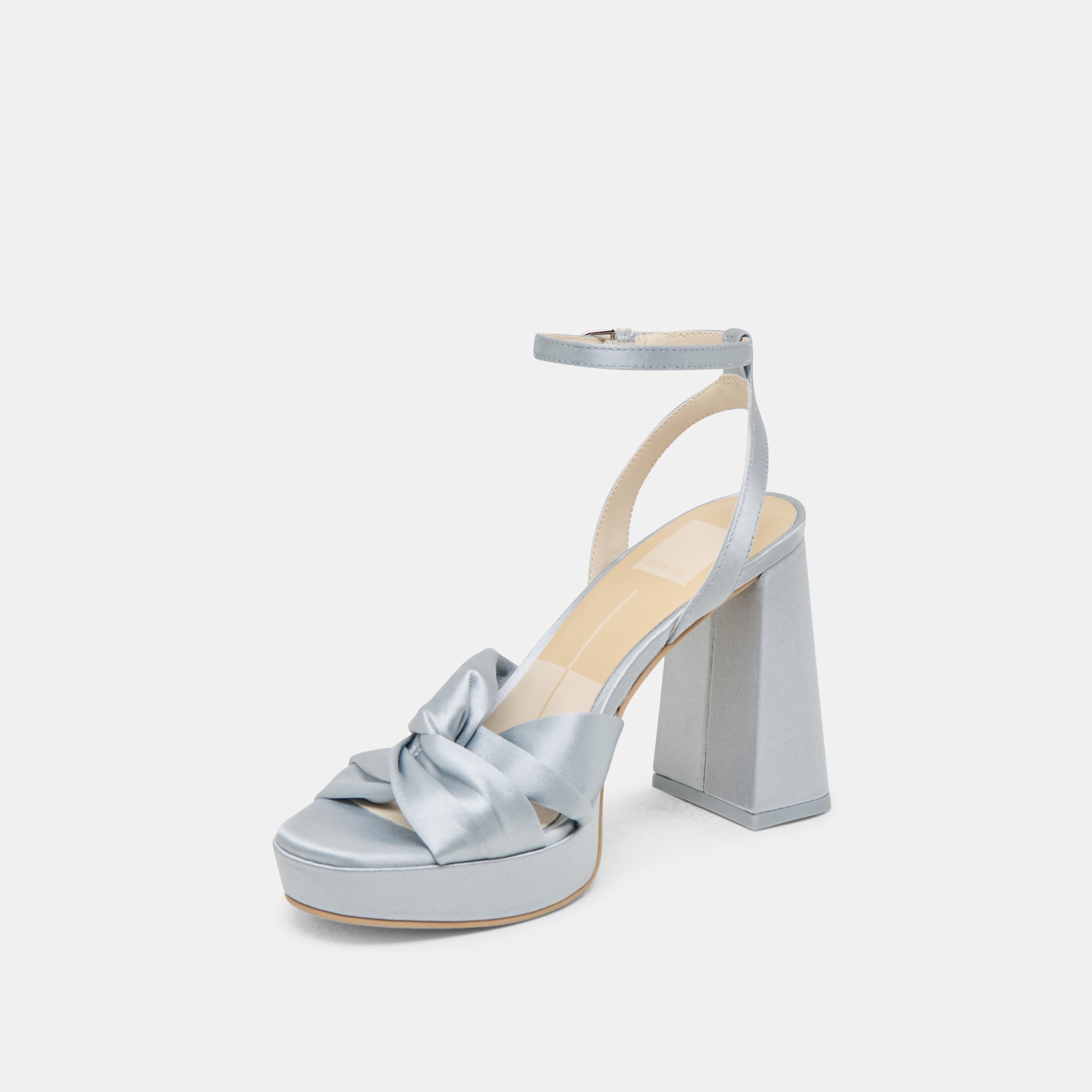 PARLO HEELS LIGHT BLUE SATIN - Image 6