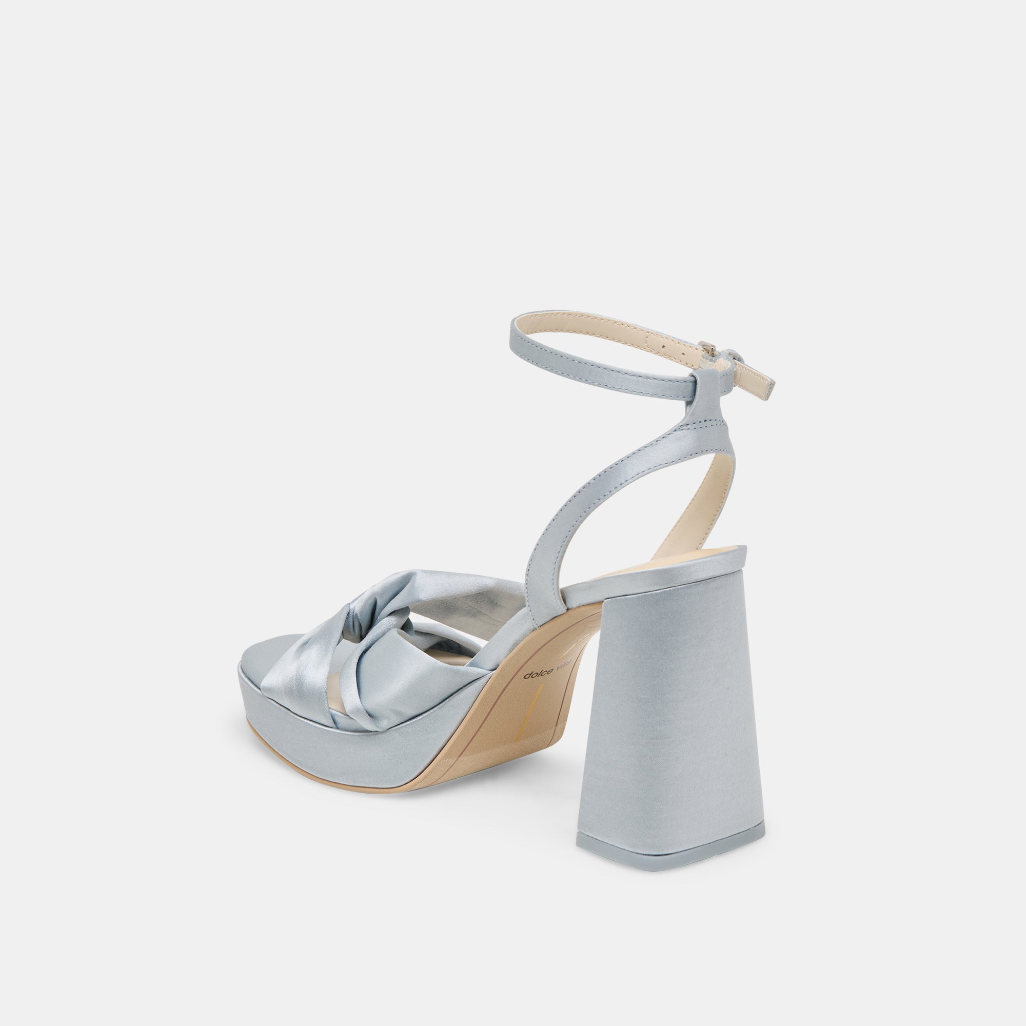 PARLO HEELS LIGHT BLUE SATIN - Image 7