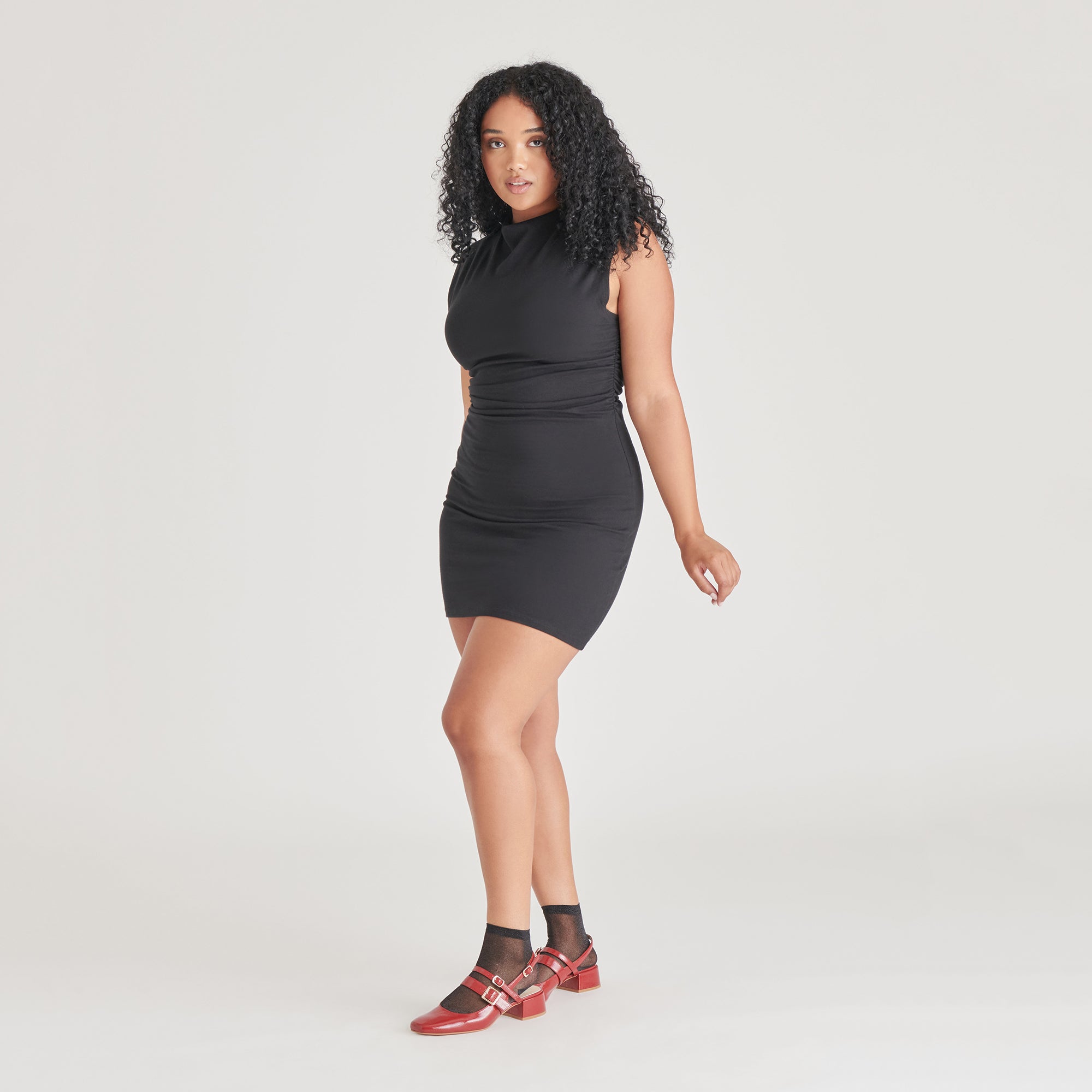 PATZY HEELS CRIMSON CRINKLE PATENT LEATHER - Image 6