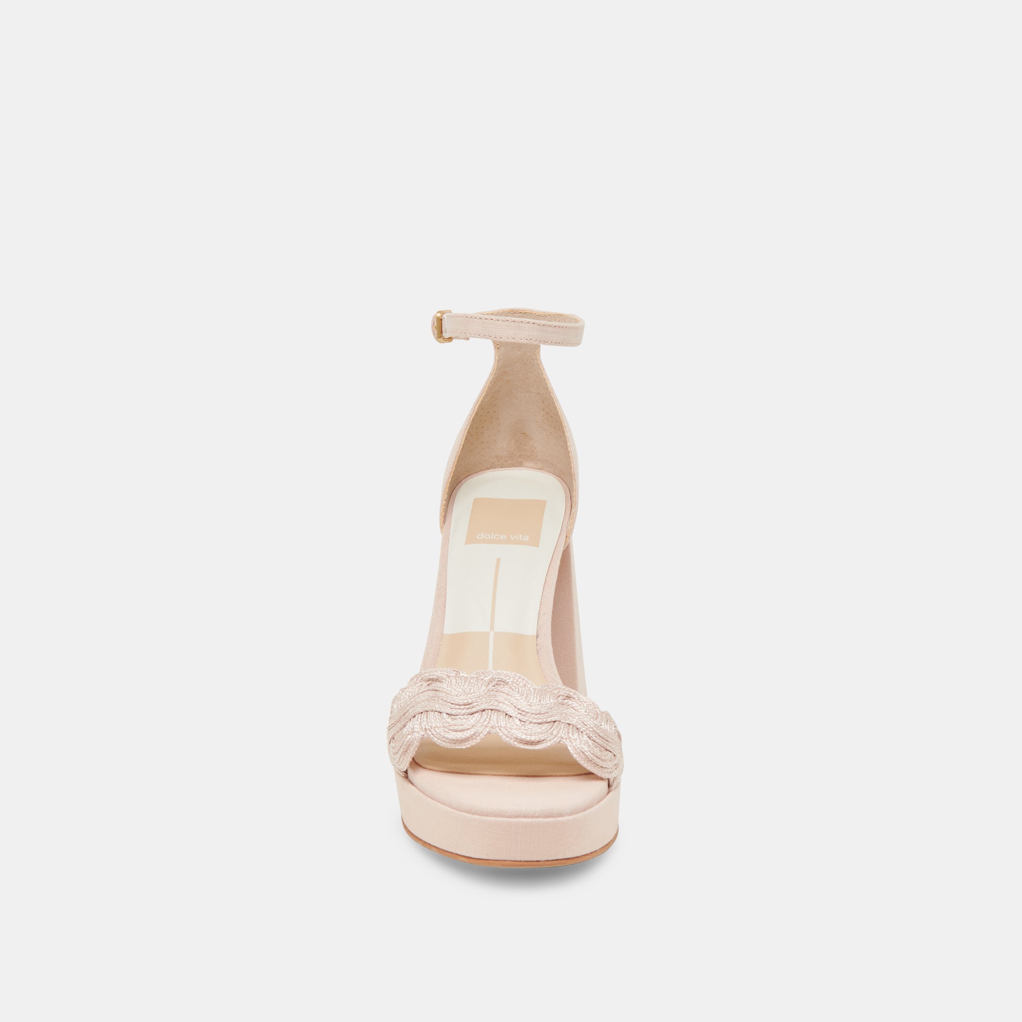 PELTIN HEELS LIGHT PINK WOVEN RAFFIA - Image 8