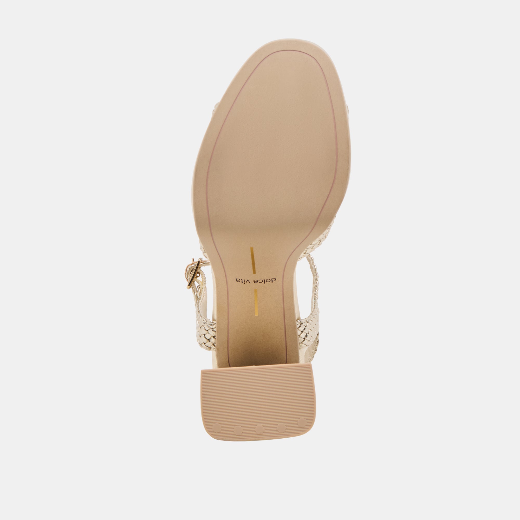 PEYTEN HEELS LIGHT GOLD WOVEN STELLA - Image 9