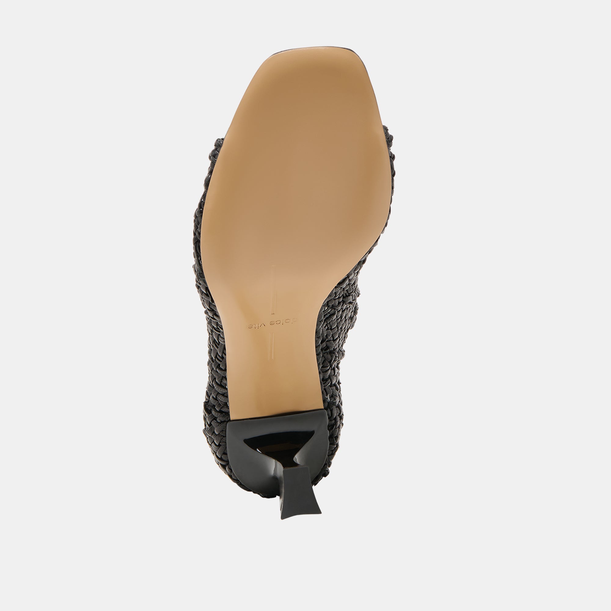 QUIN HEELS BLACK WOVEN LEATHER - Image 9