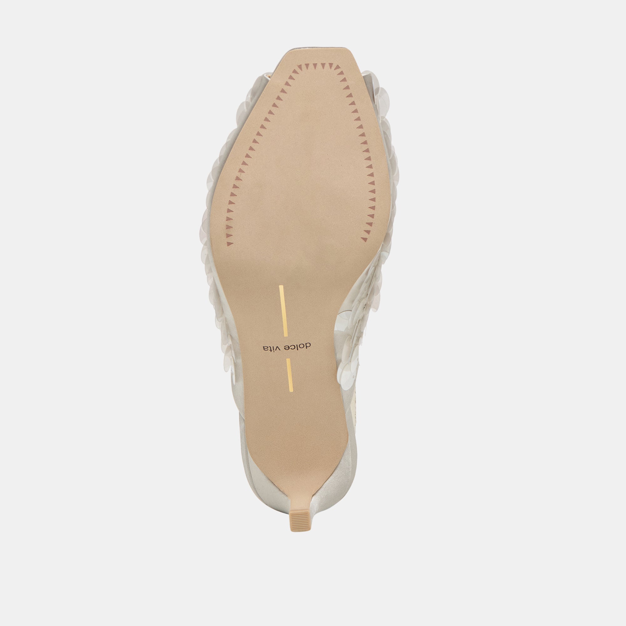 SAMARY CONFETTI HEELS SILVER SATIN - Image 9