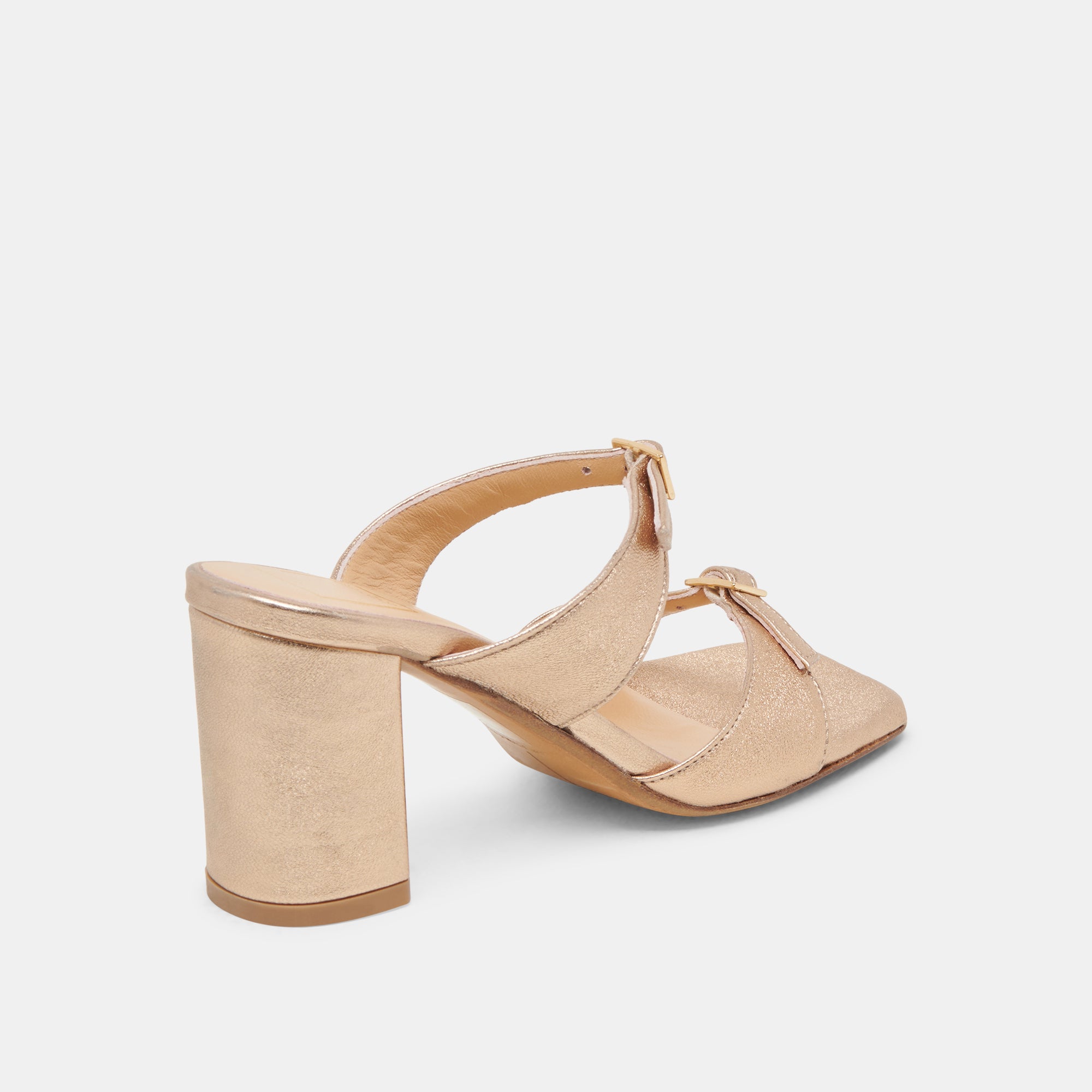 SHANE HEELS GOLD METALLIC LEATHER - Image 5