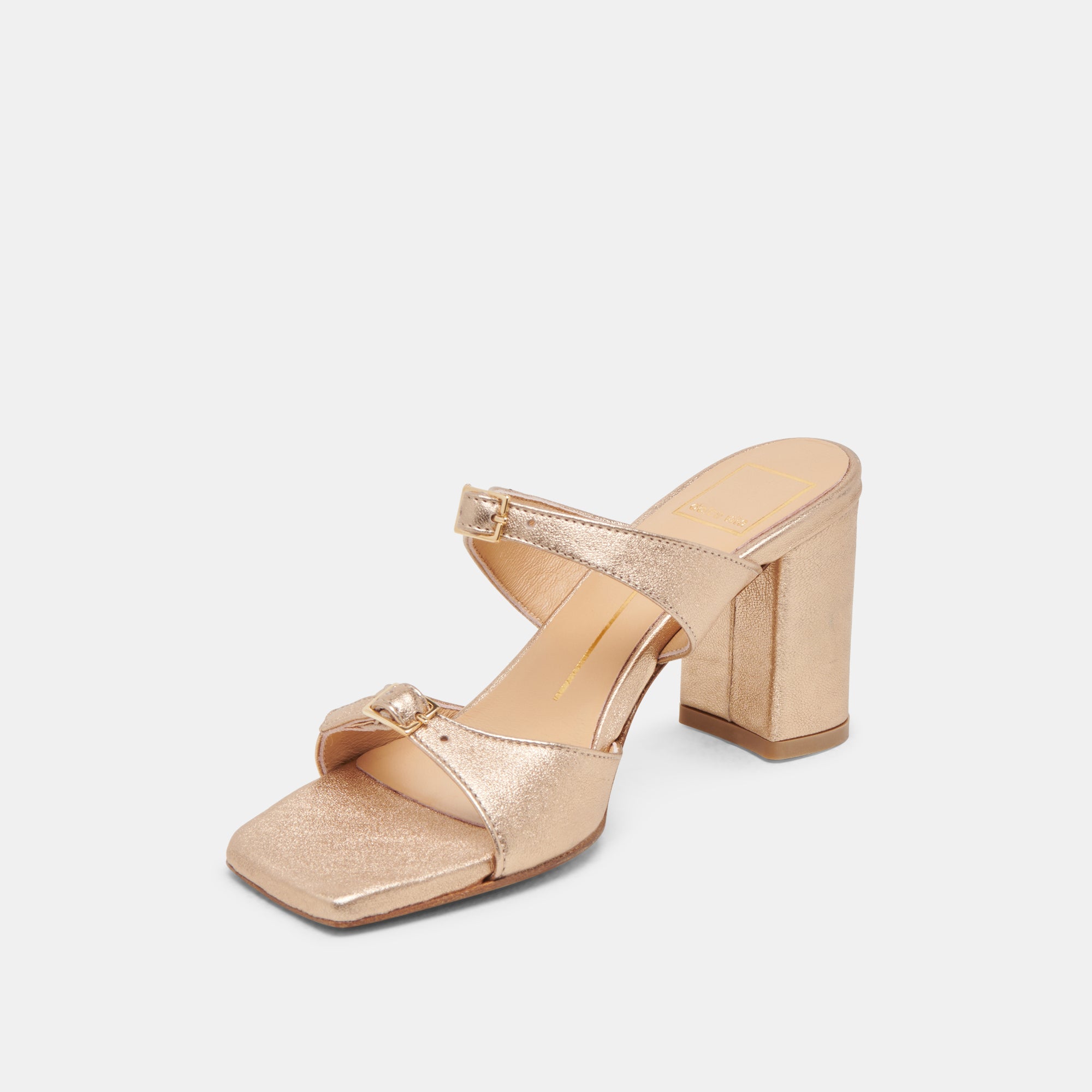 SHANE HEELS GOLD METALLIC LEATHER - Image 7