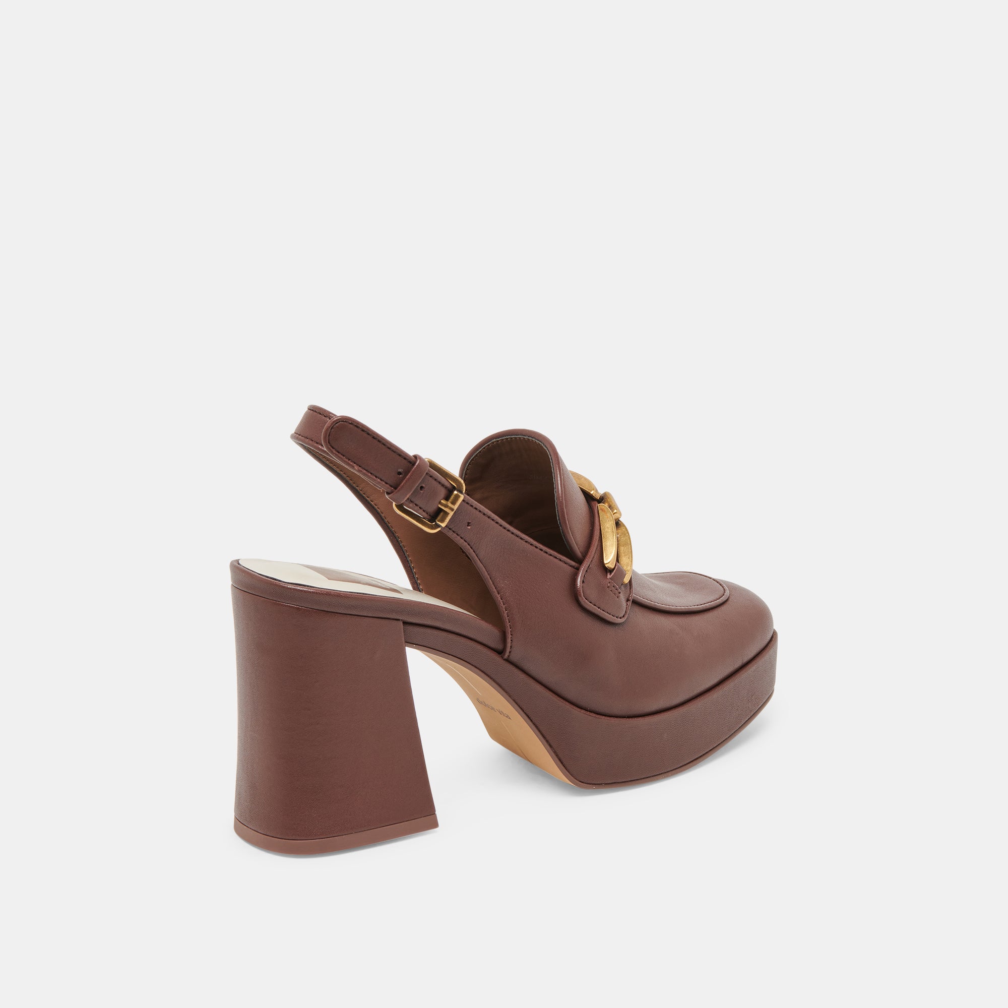 SIRUS HEELS CHOCOLATE LEATHER - Image 3