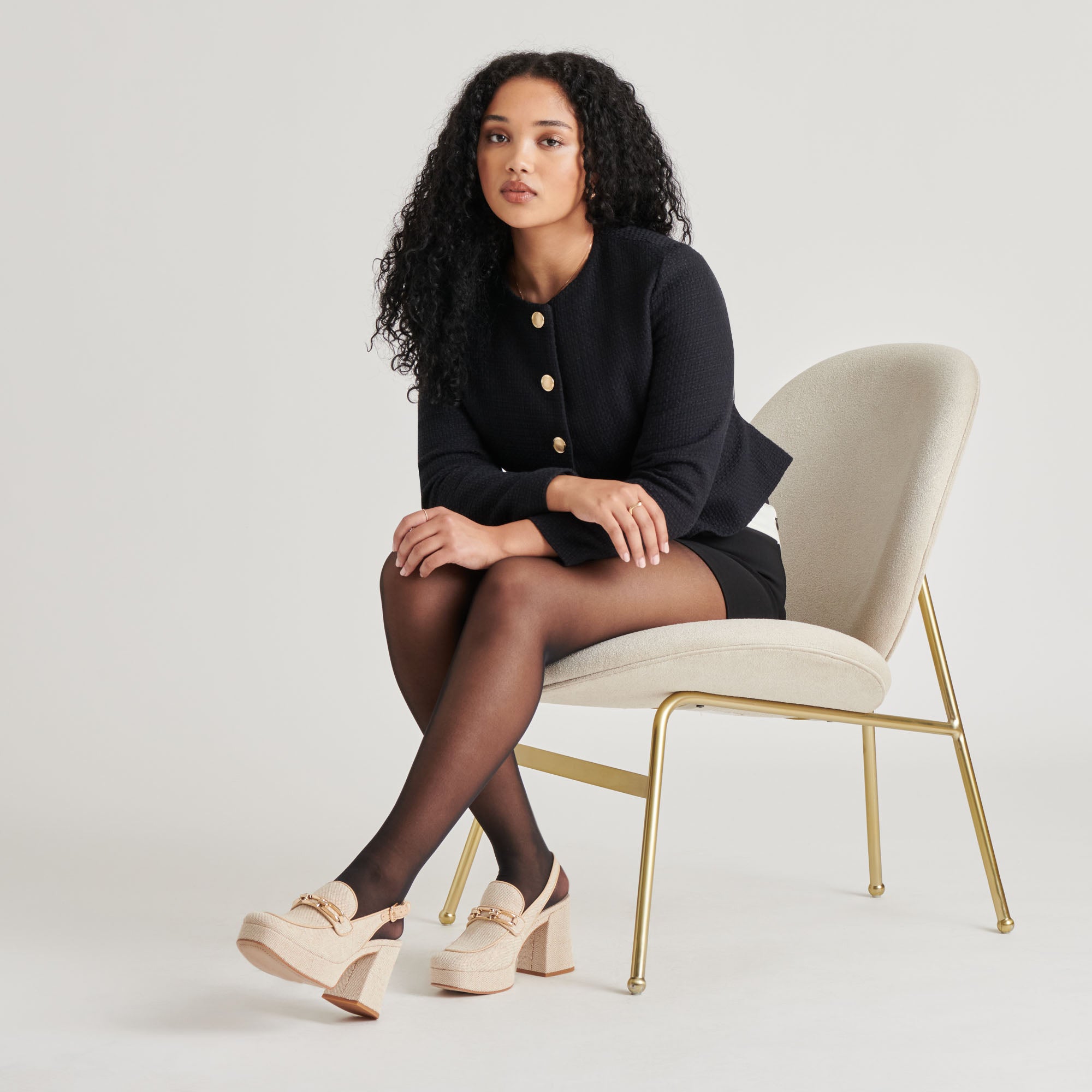 SIRUS HEELS SANDSTONE WOVEN - Image 2