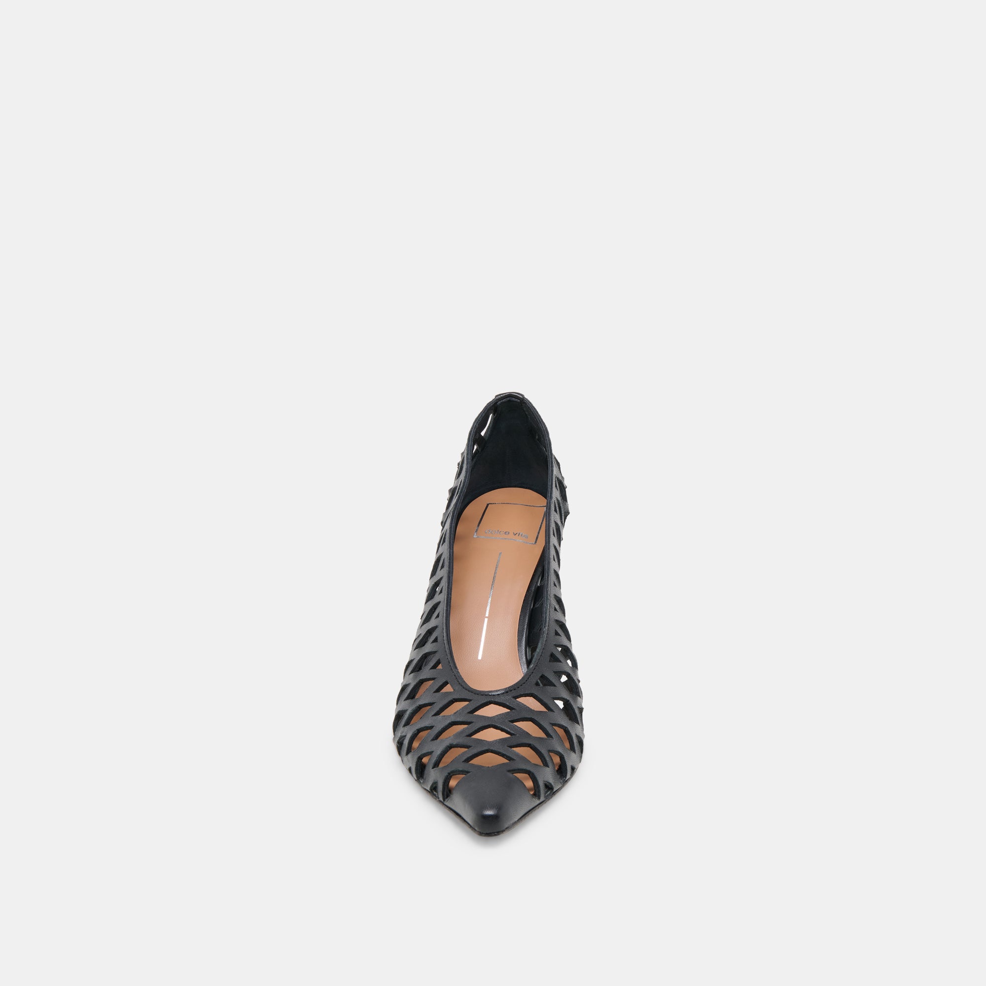 TANYA HEELS BLACK WOVEN LEATHER - Image 6