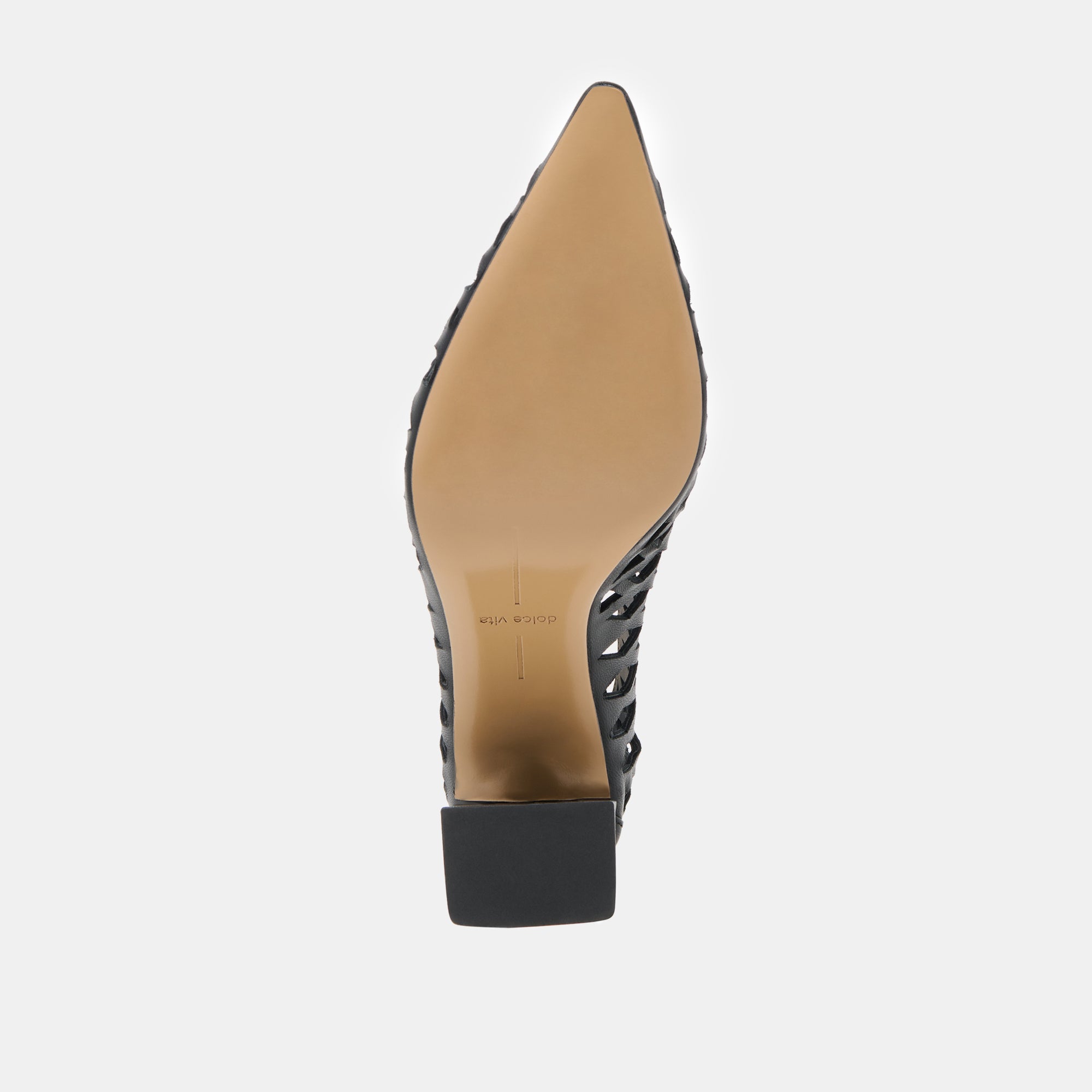 TANYA HEELS BLACK WOVEN LEATHER - Image 9