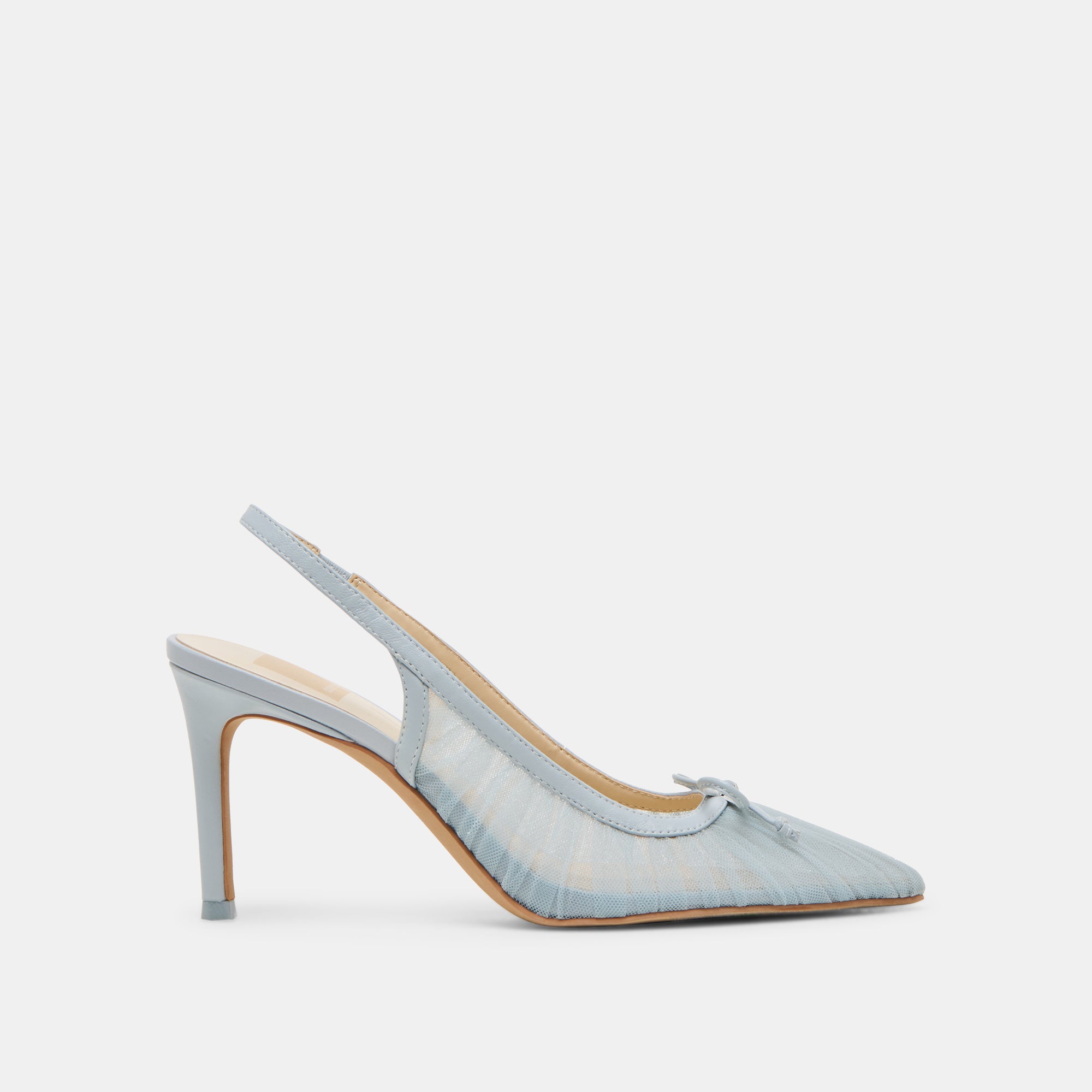 YELA HEELS LIGHT BLUE TULLE