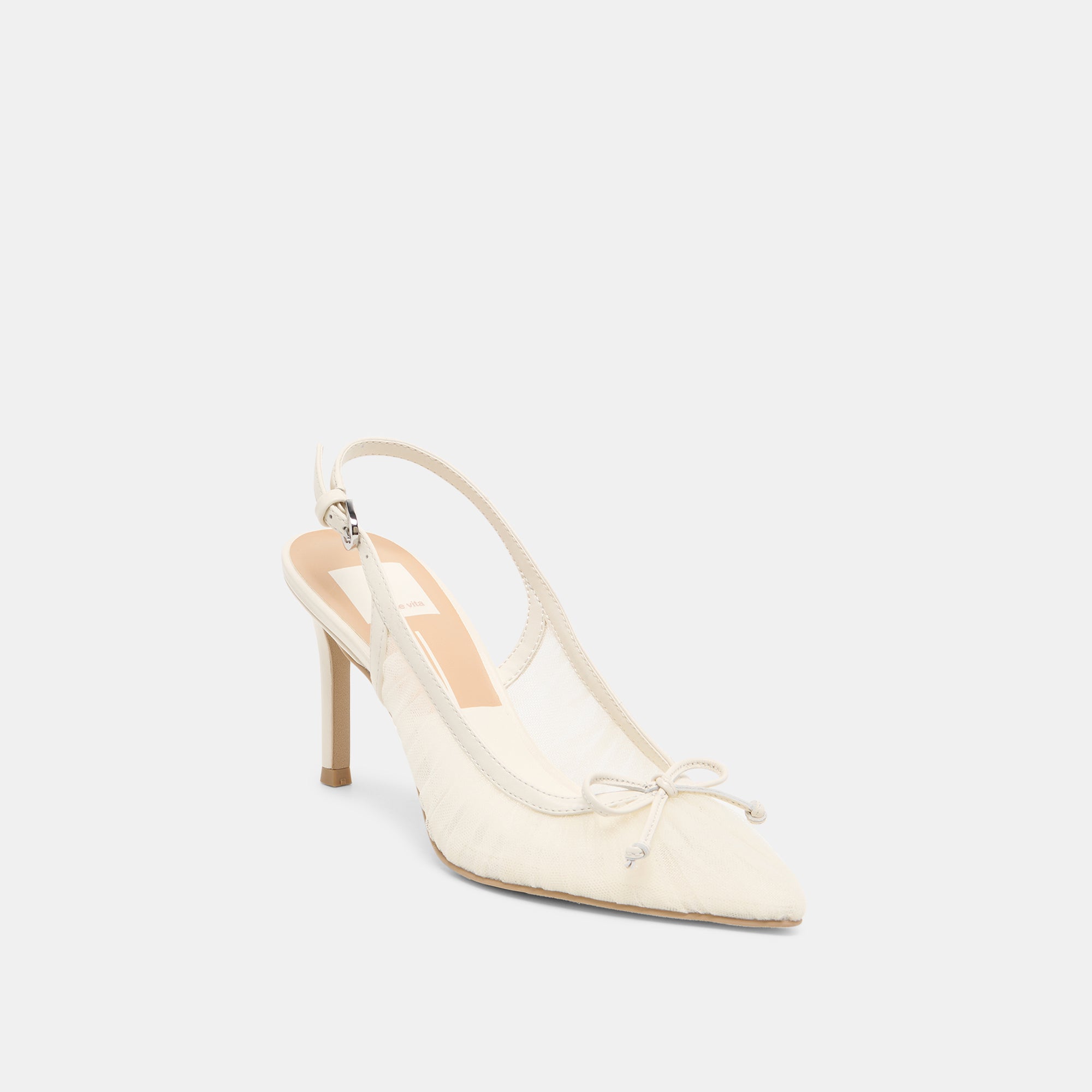 YELA HEELS WHITE TULLE - Image 3