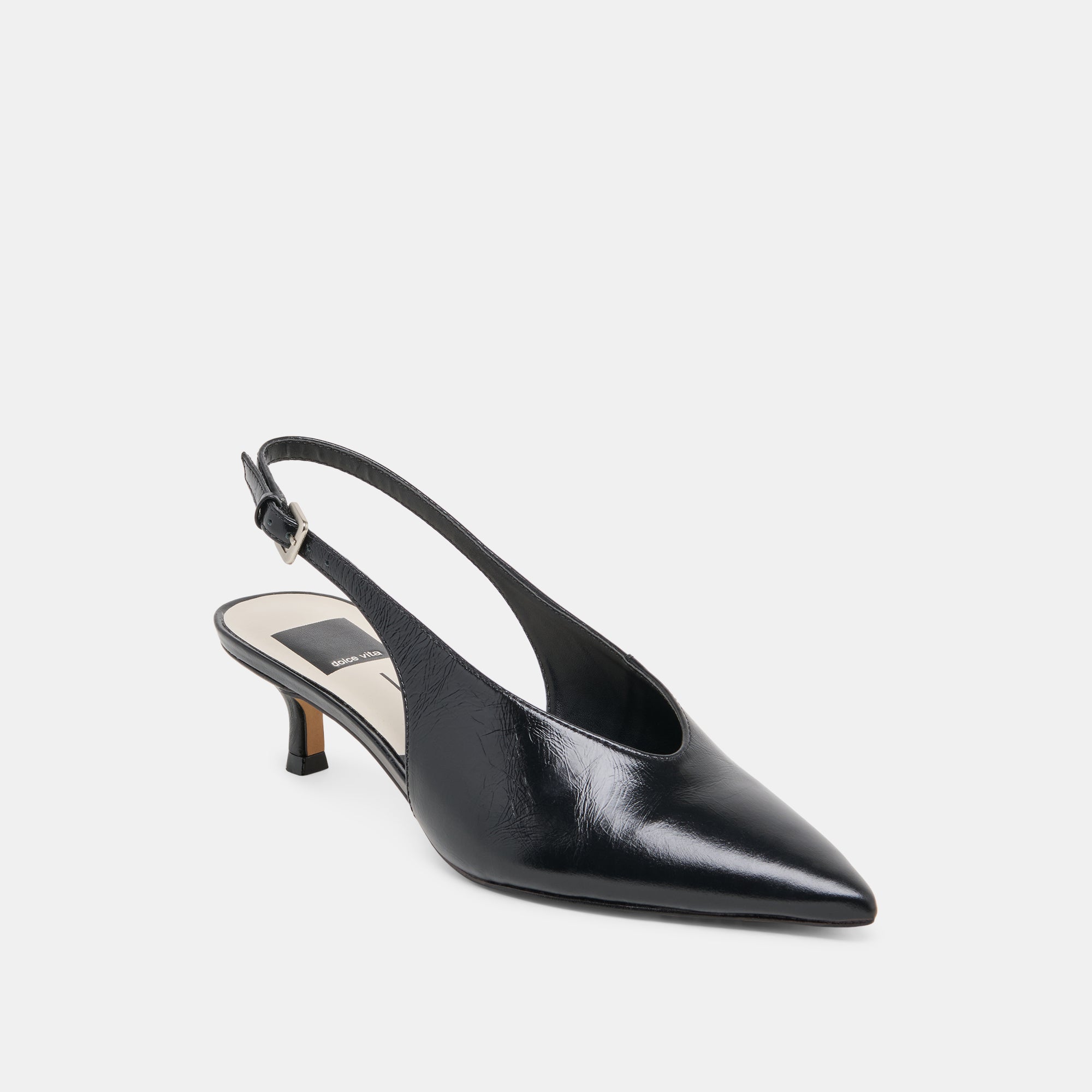 ALENNA HEELS MIDNIGHT CRINKLE PATENT - Image 3