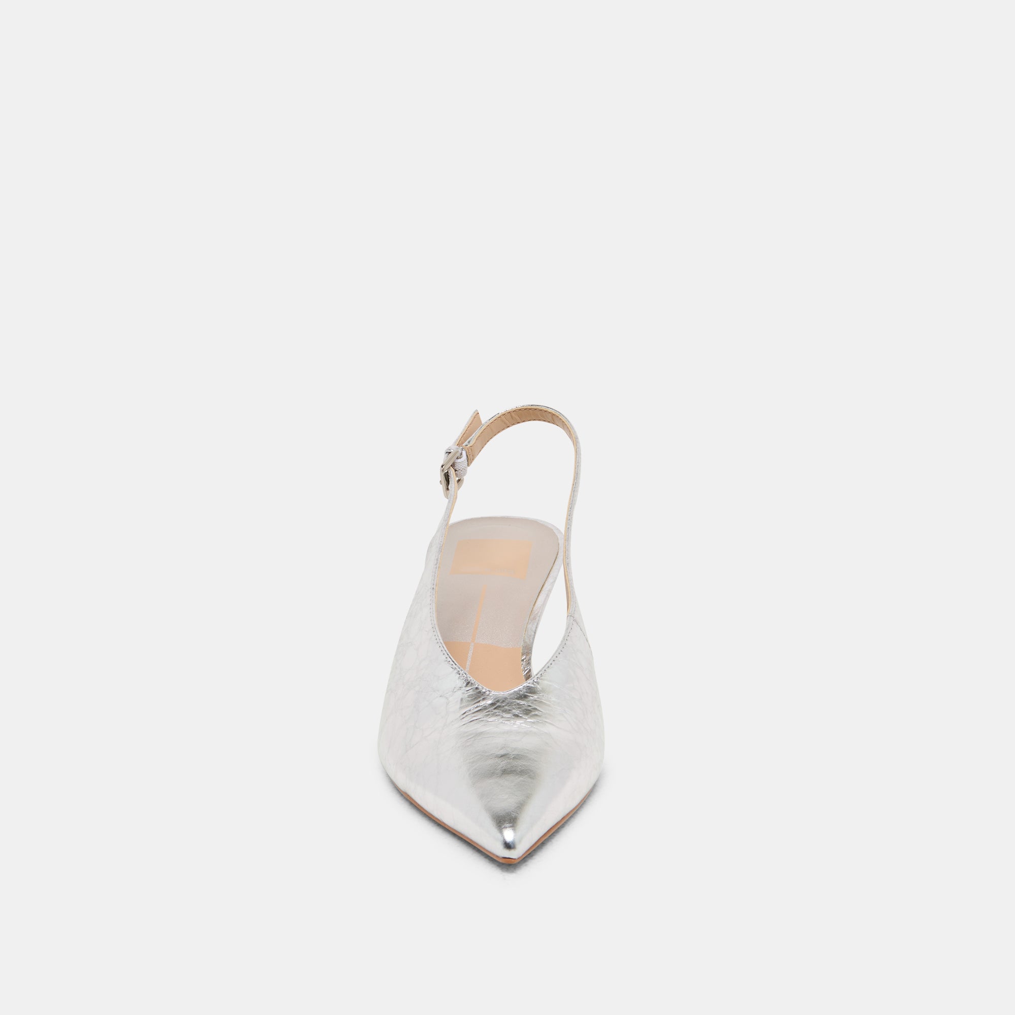 ALENNA HEELS SILVER DISTRESSED LEATHER - Image 6