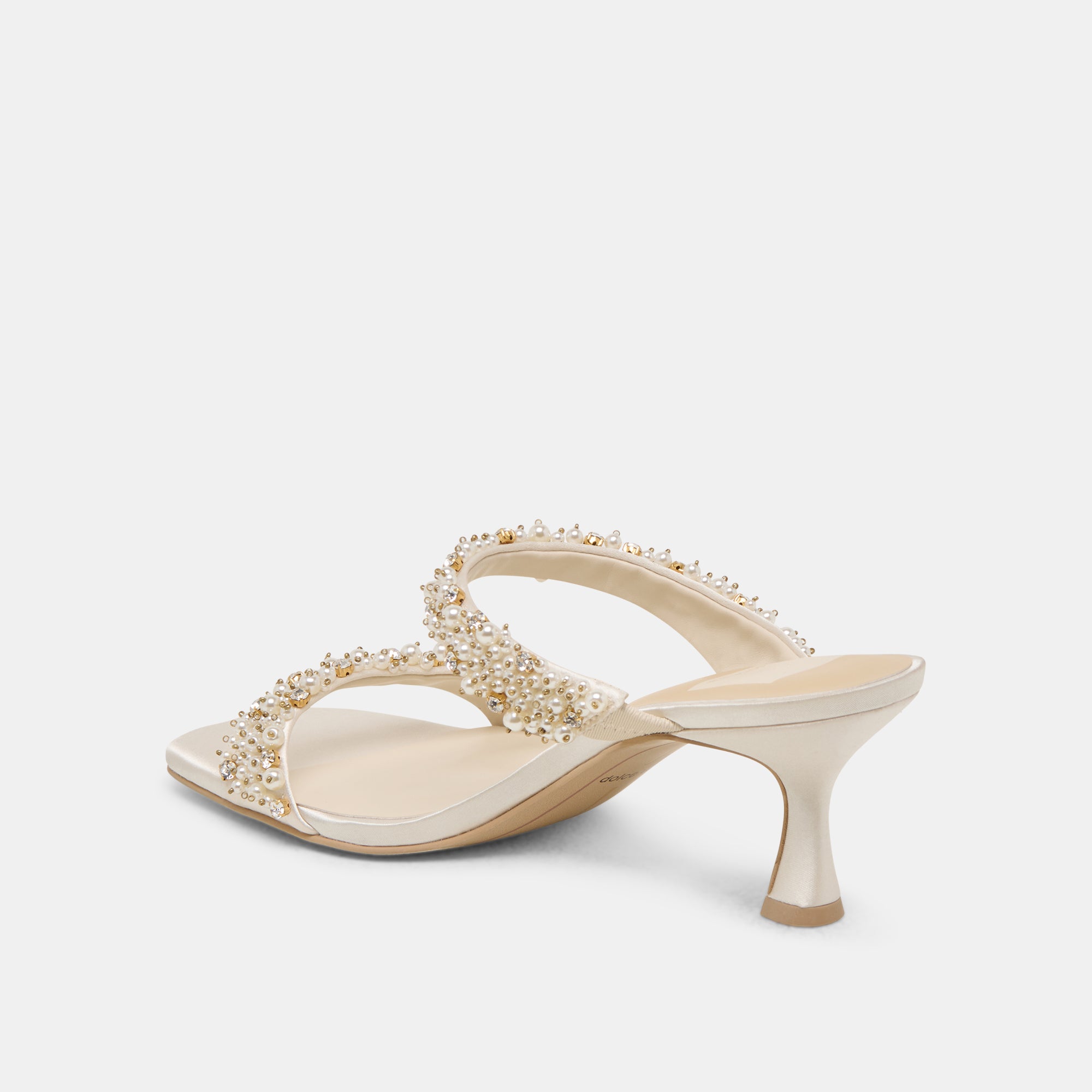 GENORA RHINESTONE HEELS IVORY RHINESTONE - Image 7
