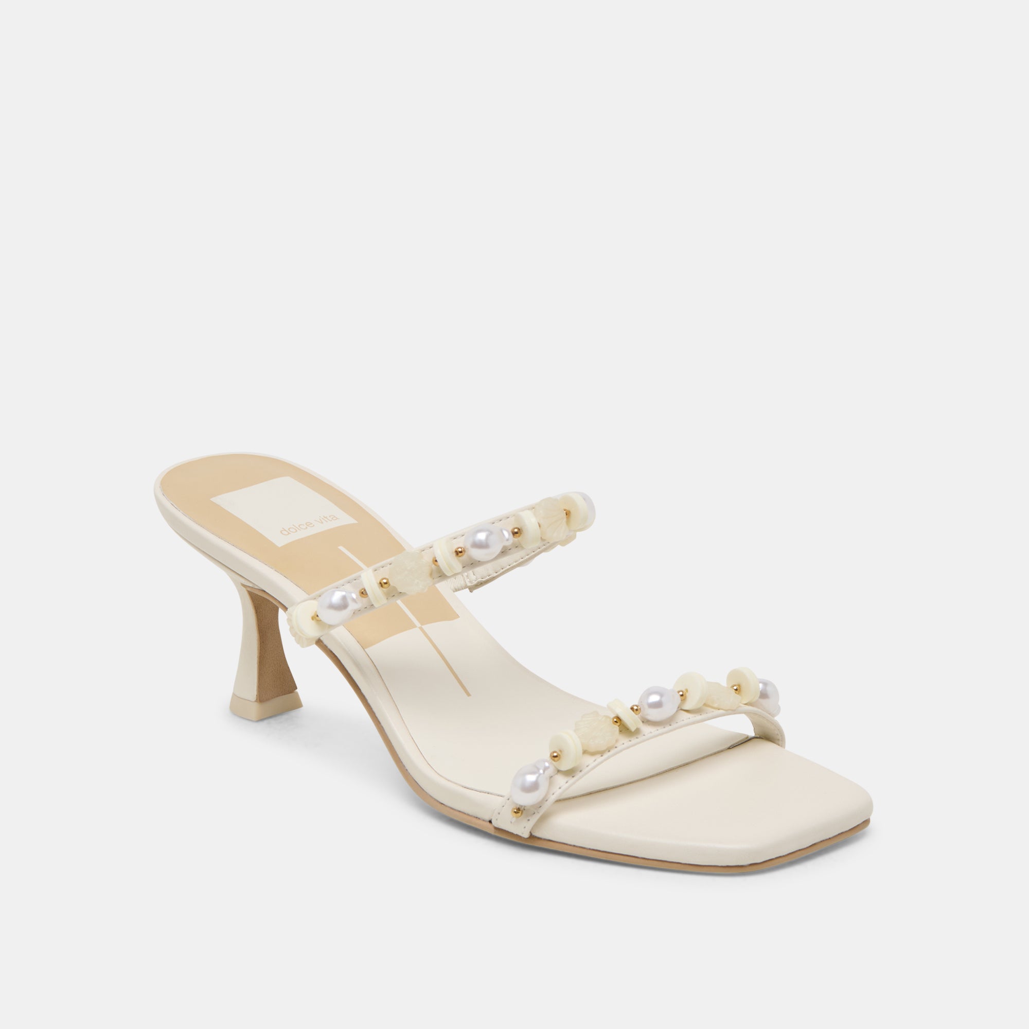 GRASON HEELS WHITE LEATHER - Image 3