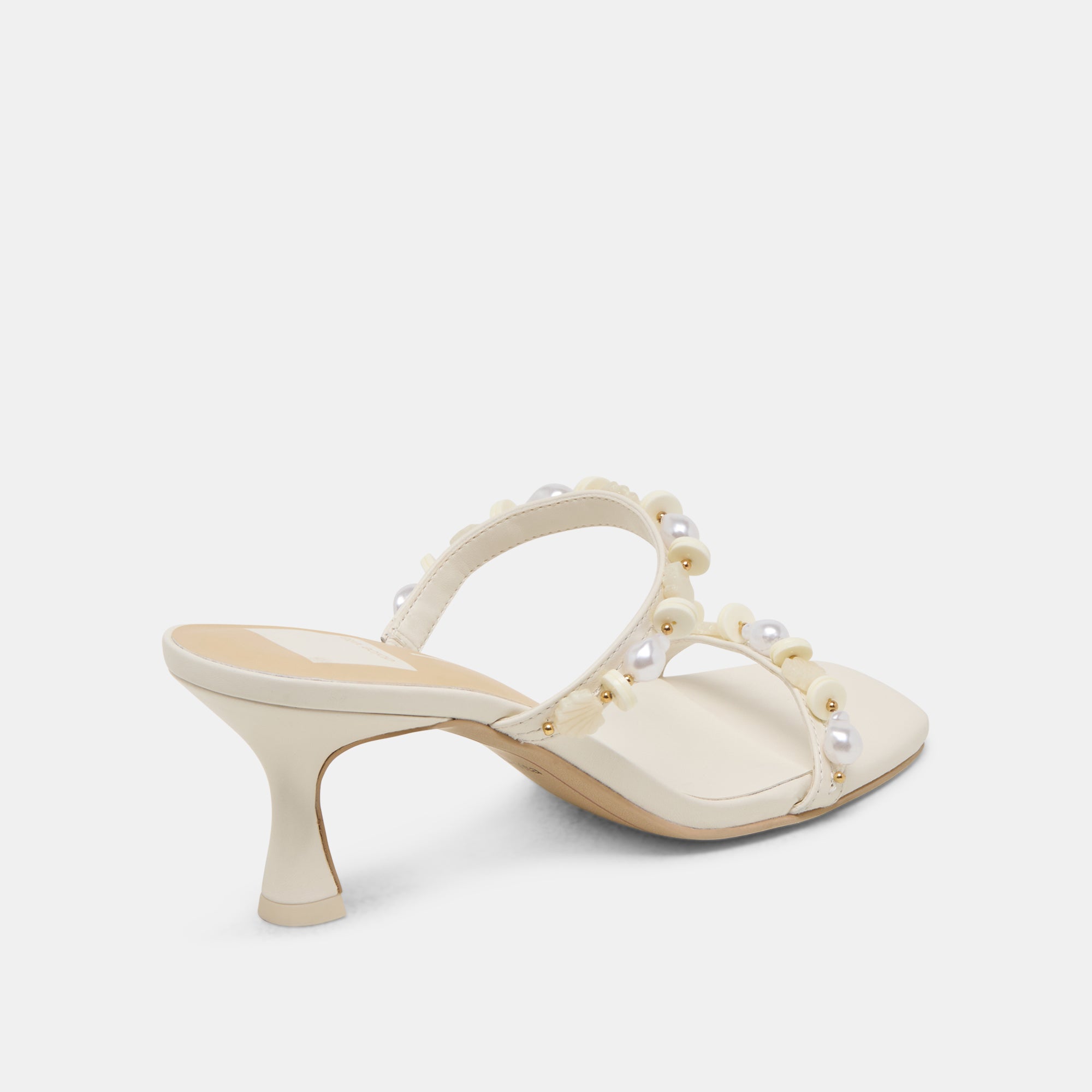 GRASON HEELS WHITE LEATHER - Image 5