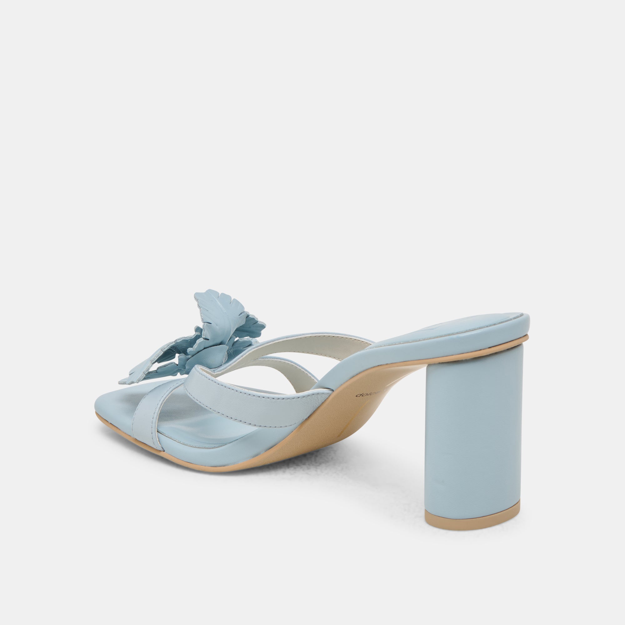 NIKIL HEELS LIGHT BLUE LEATHER - Image 8