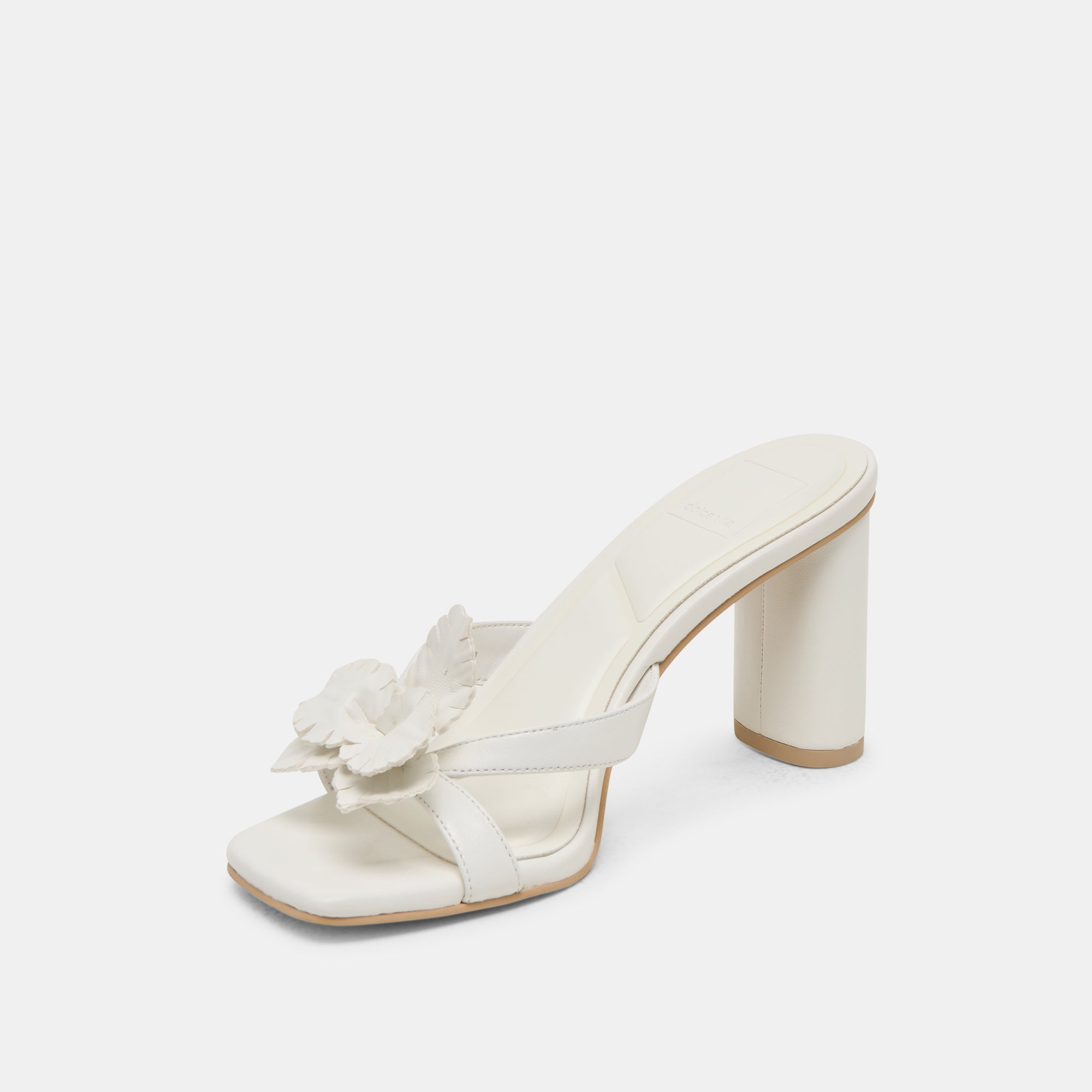 NIKIL HEELS WHITE LEATHER - Image 7