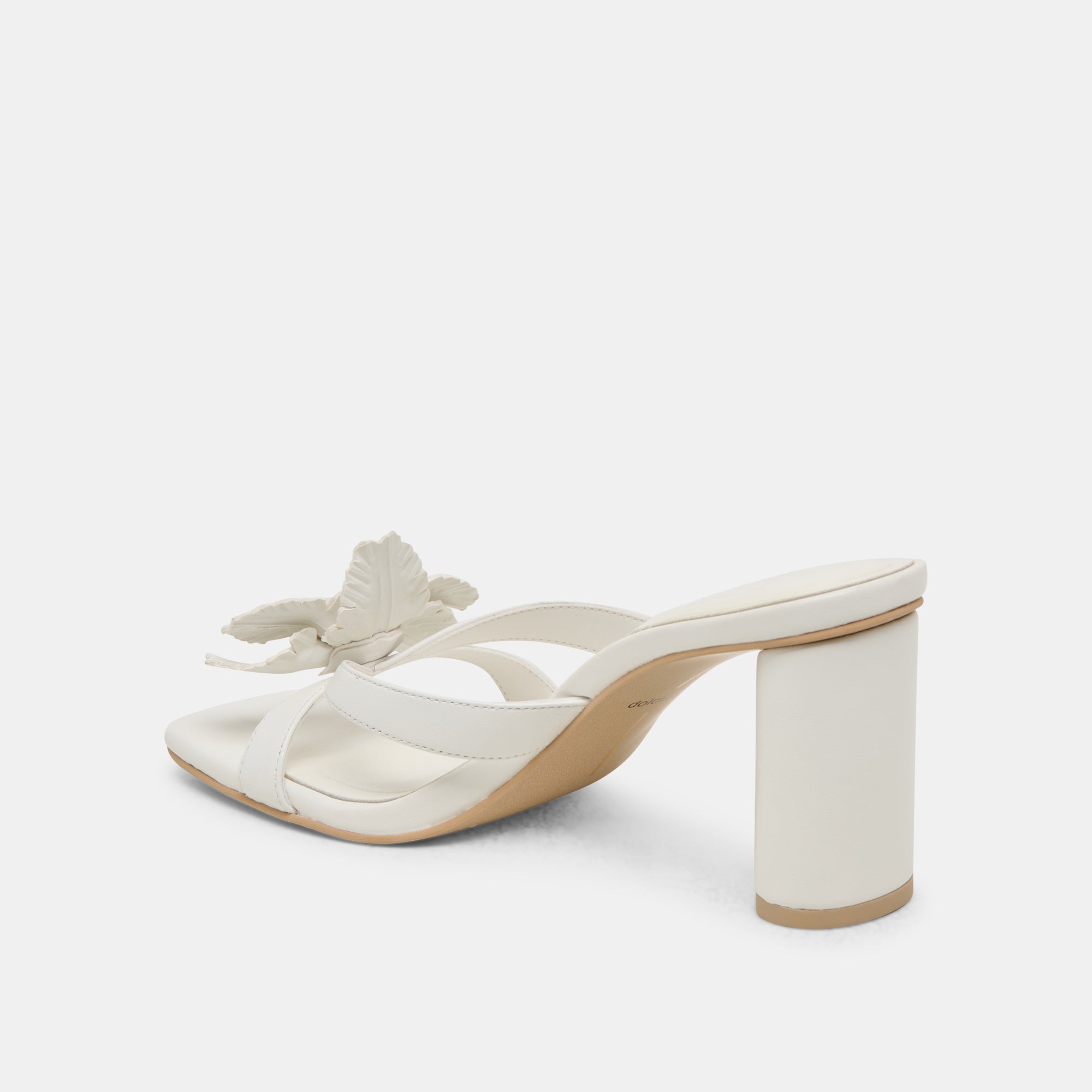 NIKIL HEELS WHITE LEATHER - Image 9