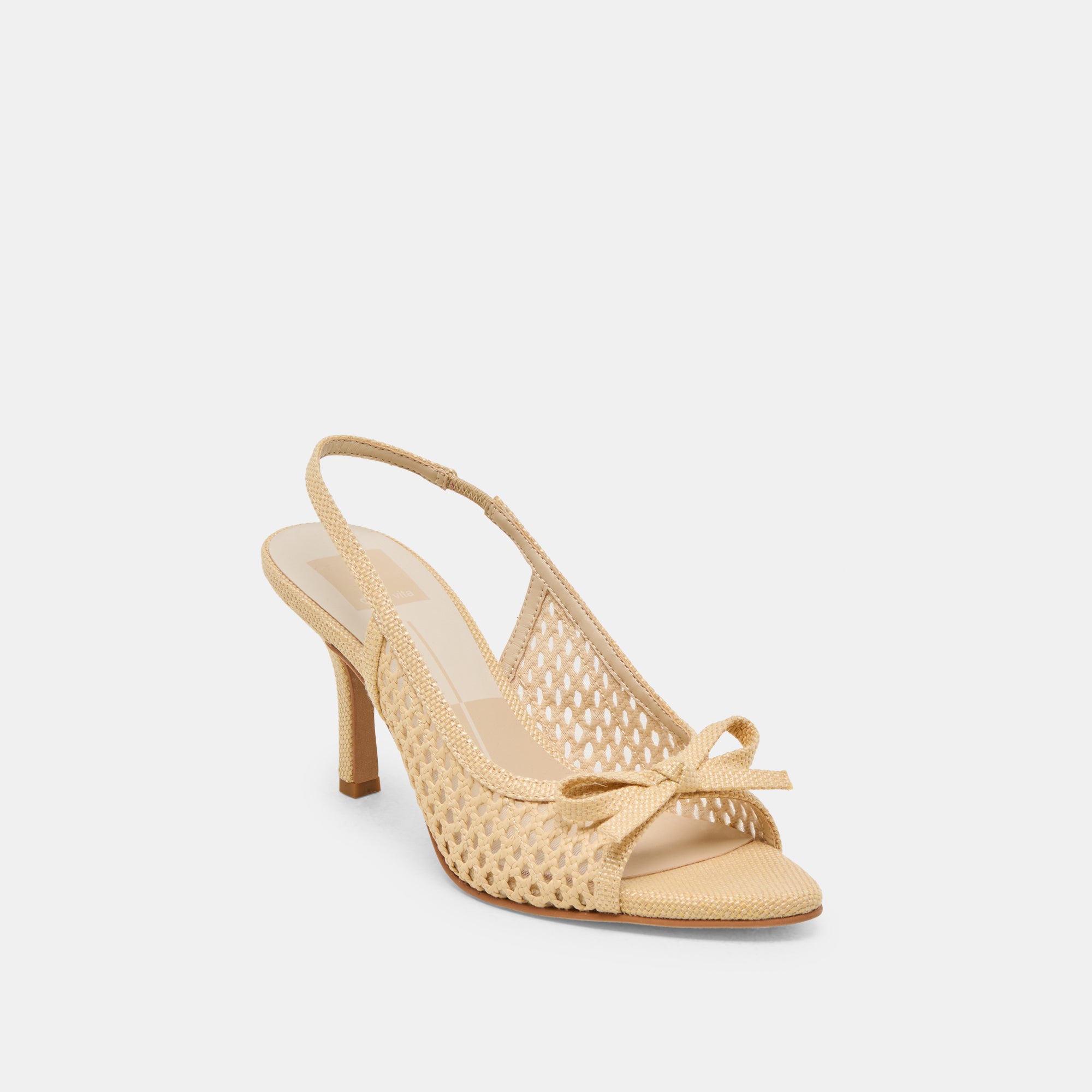 MORELA HEELS NATURAL RAFFIA - Image 2