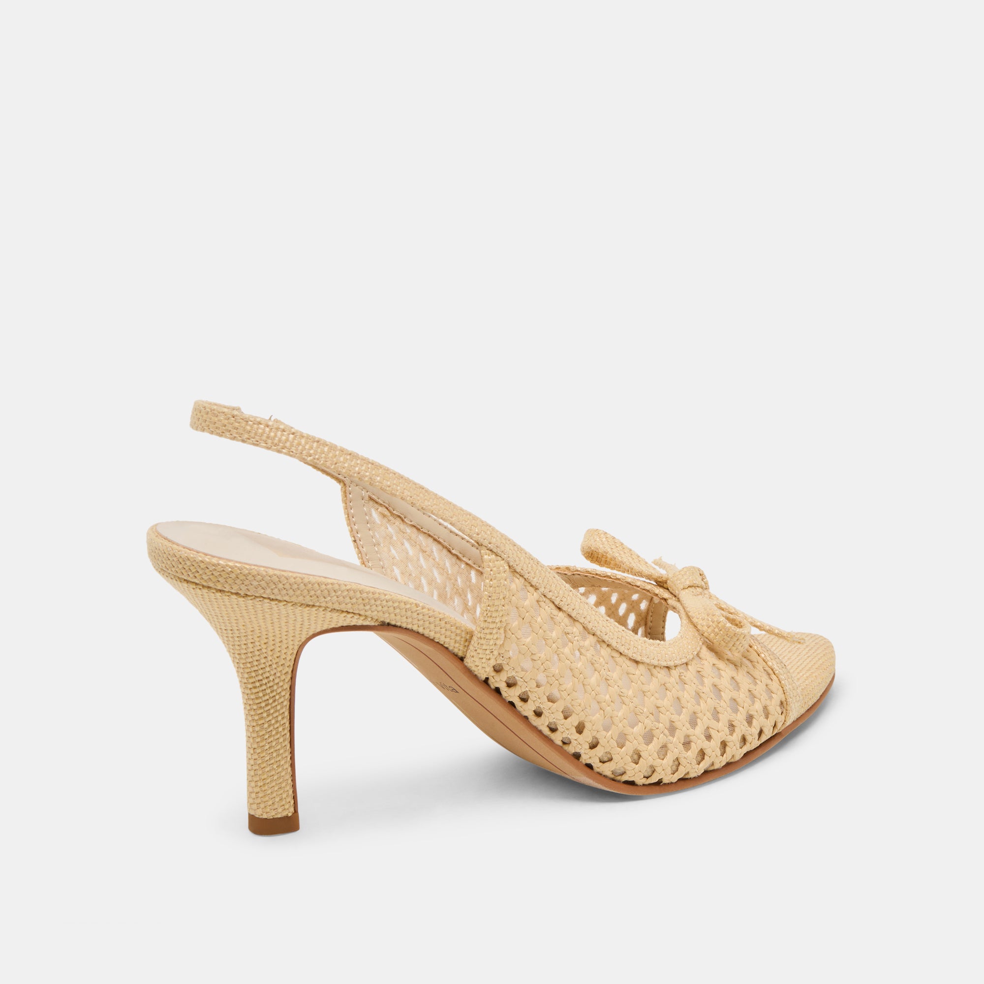 MORELA HEELS NATURAL RAFFIA - Image 3
