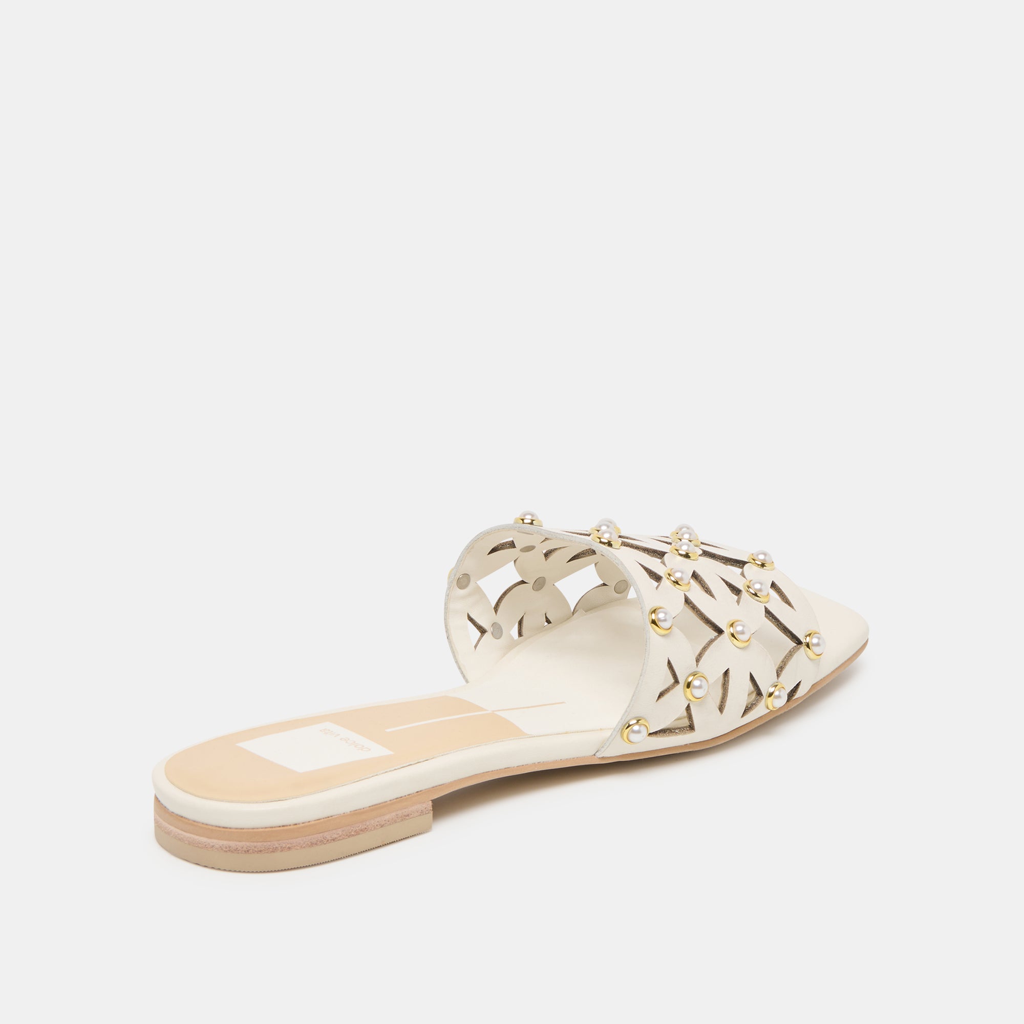 BERRIT SANDALS WHITE LEATHER - Image 5