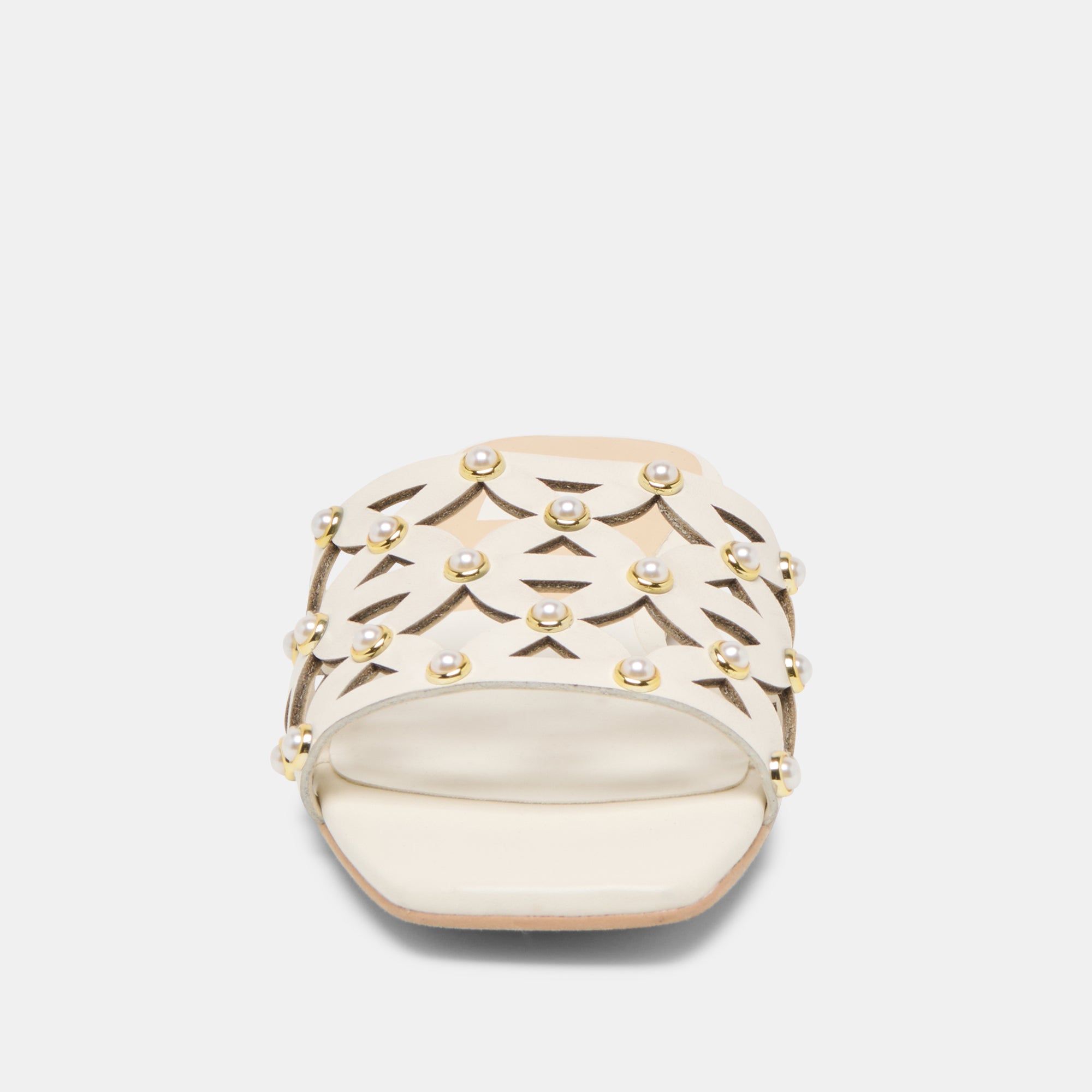 BERRIT SANDALS WHITE LEATHER - Image 8