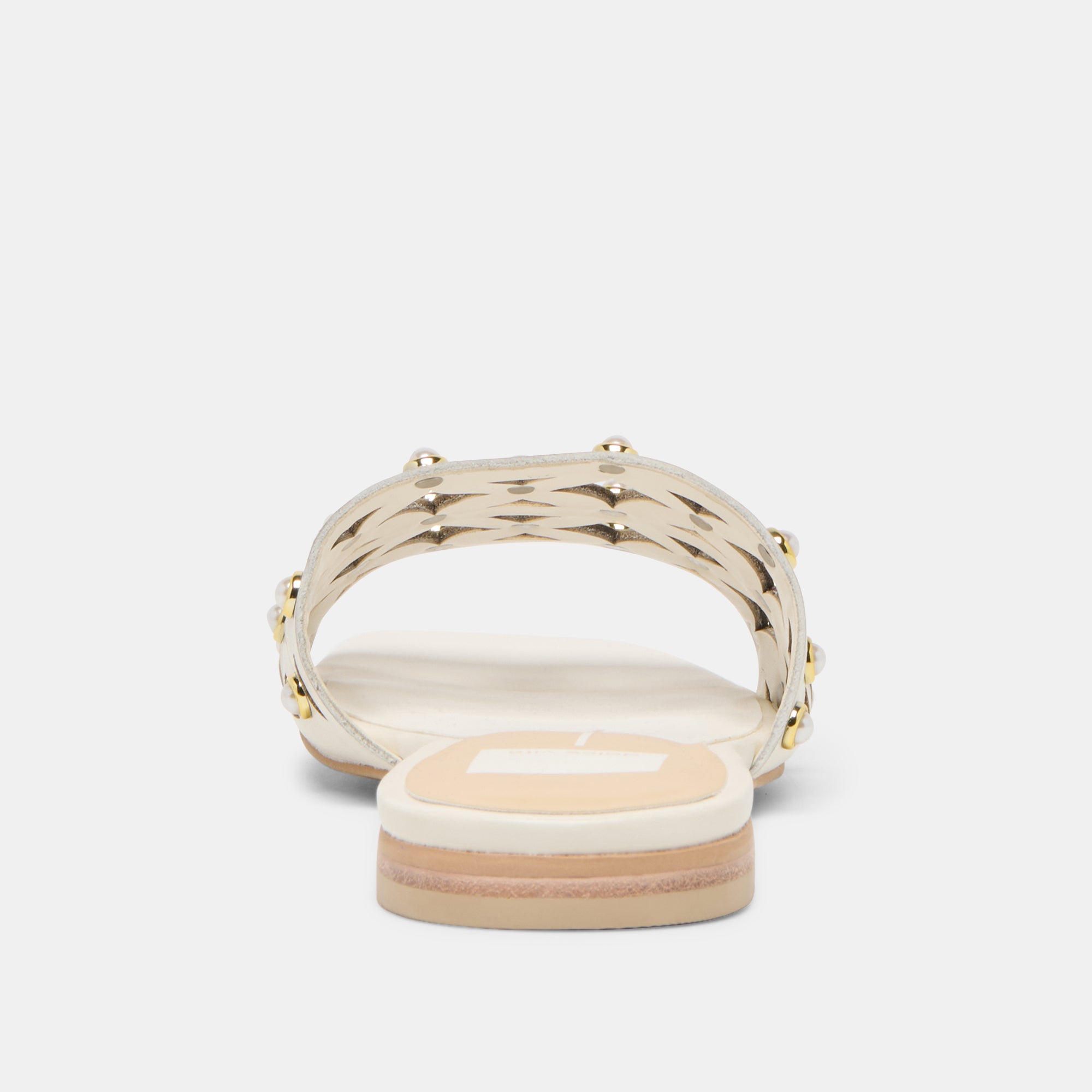 BERRIT SANDALS WHITE LEATHER - Image 9