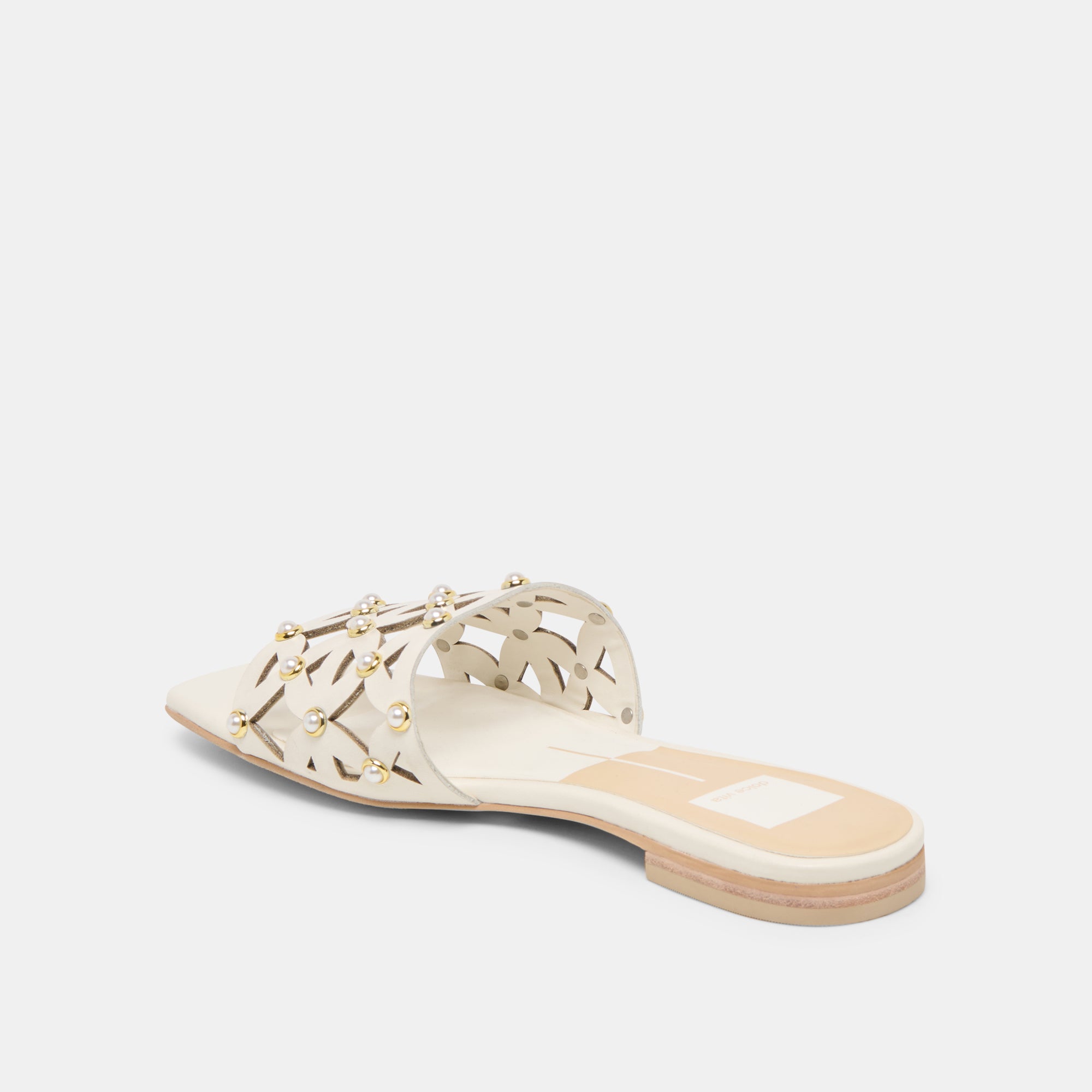 BERRIT SANDALS WHITE LEATHER - Image 7