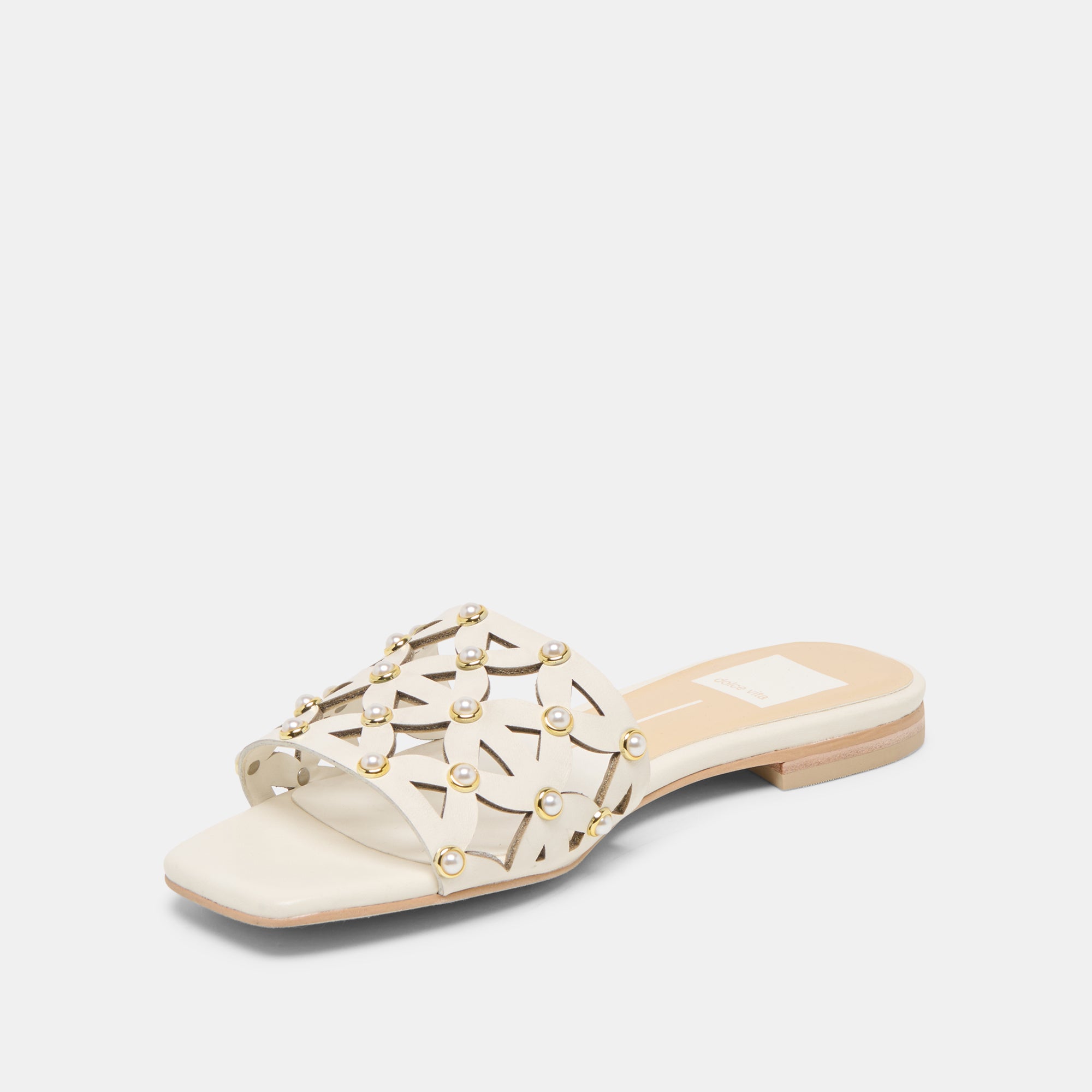 BERRIT SANDALS WHITE LEATHER - Image 6