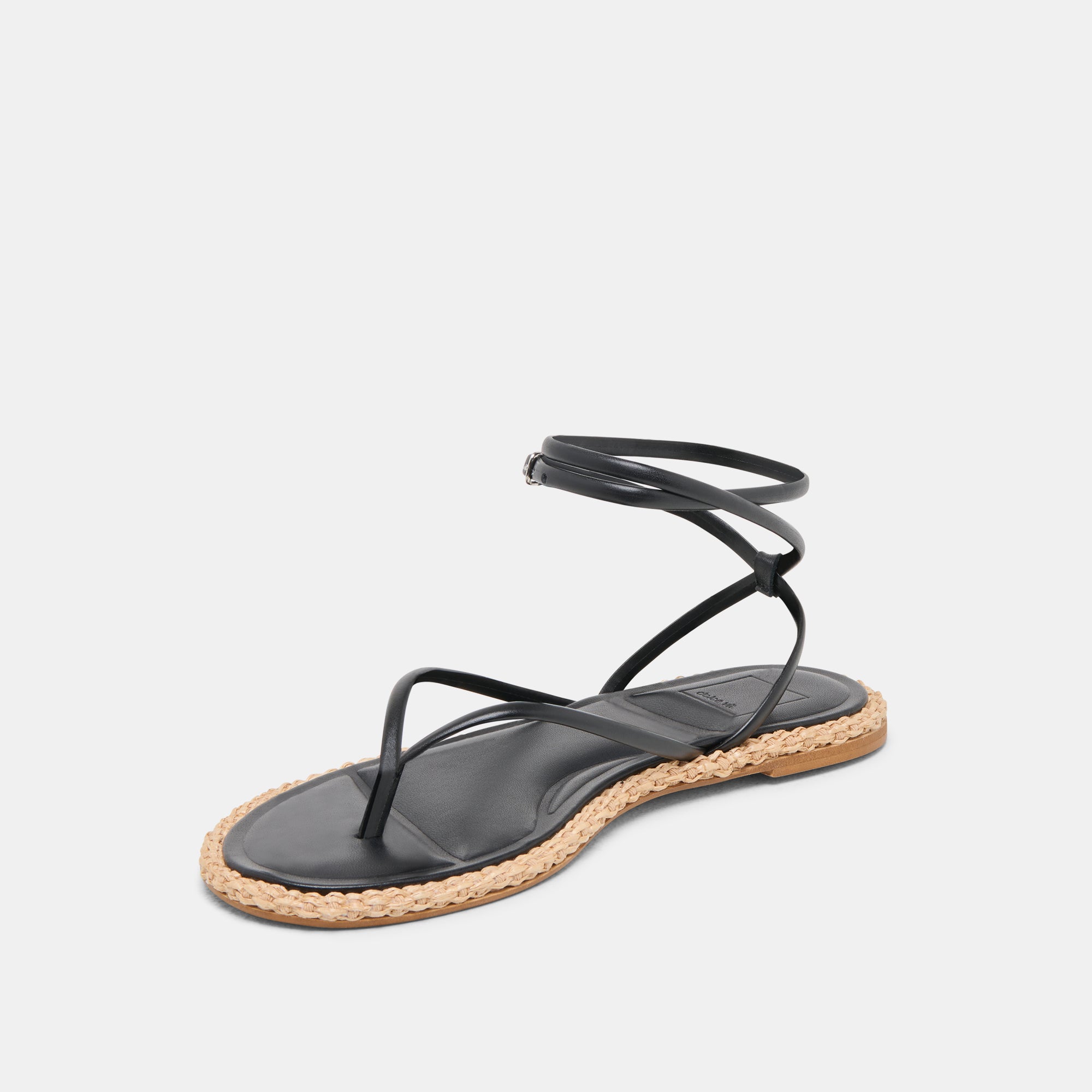 COVE SANDALS BLACK LEATHER - Image 4